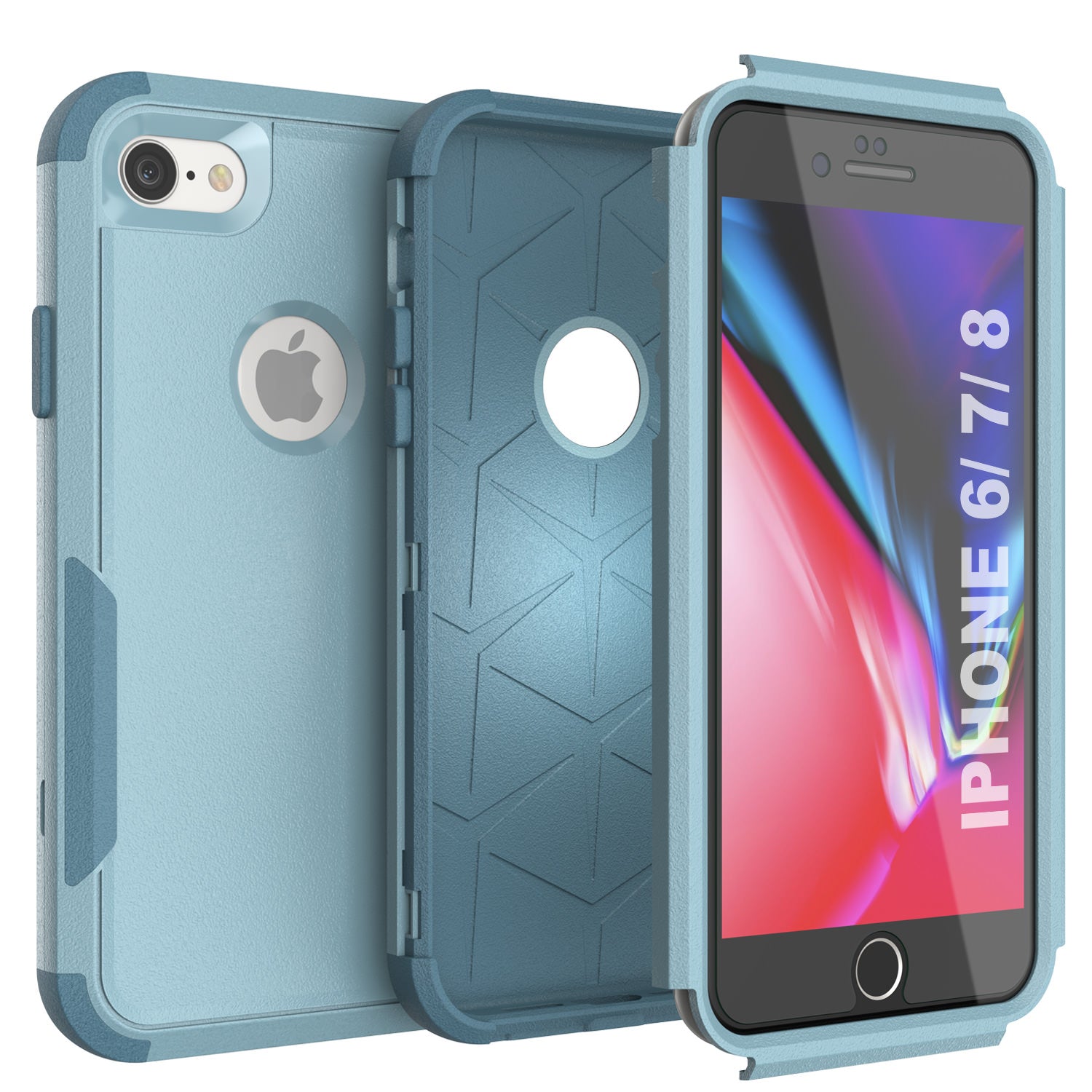 Punkcase for iPhone 7 Belt Clip Multilayer Holster Case [Patron Series] [Mint]