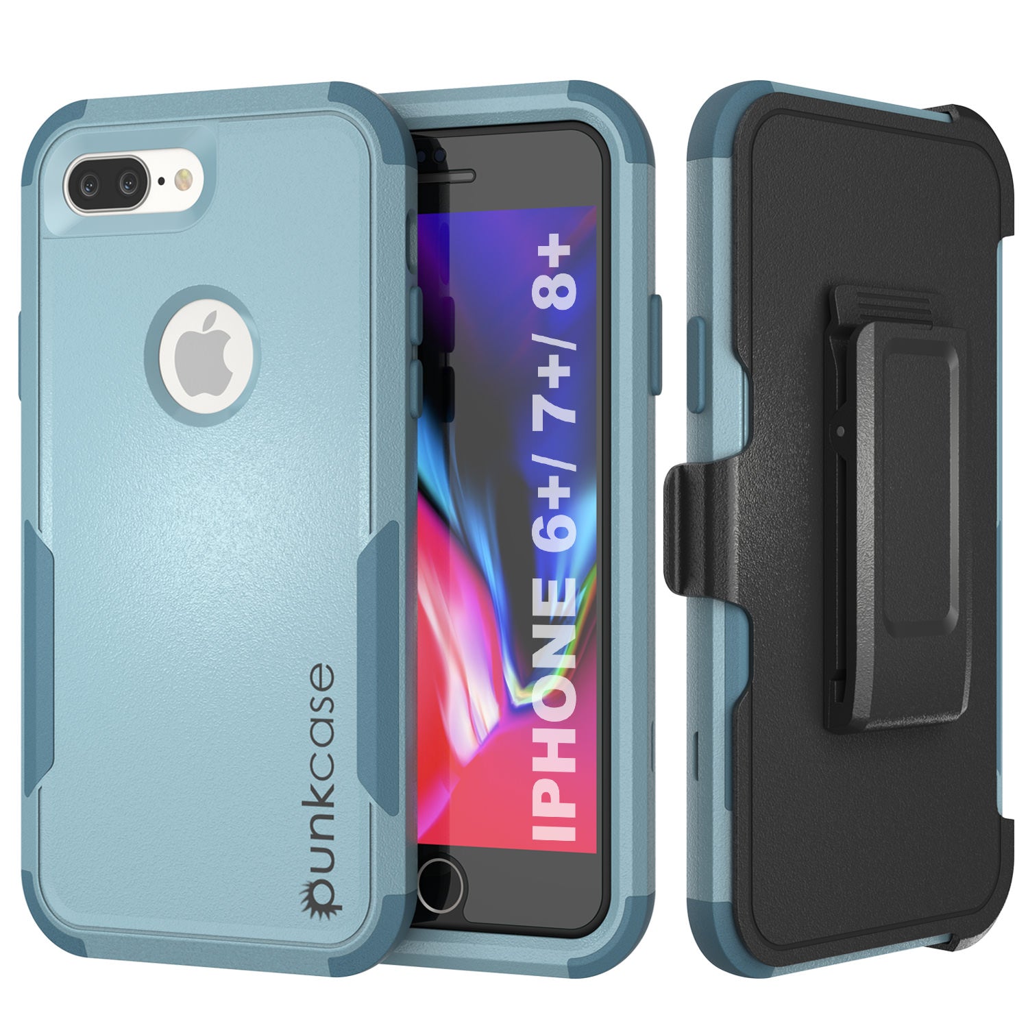 Punkcase para iPhone 6+ Plus Estojo de cinto de clipe Multilayer Holster [Série Patron] [Mint]
