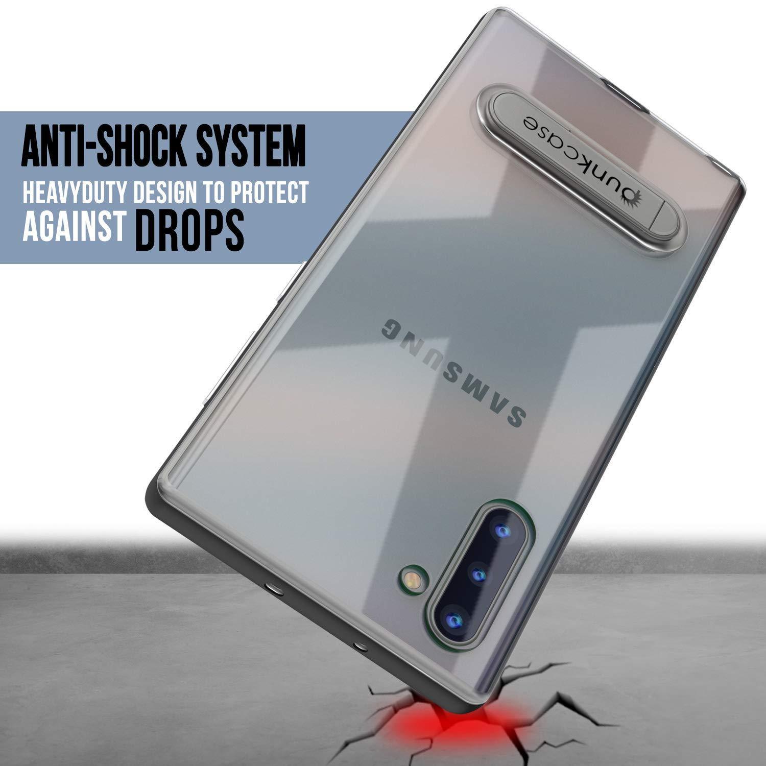 Capa de Armadura Galaxy Note 10 Lucid 3.0 PunkCase com Suporte Integrado e Protetor de Tela [Preto]