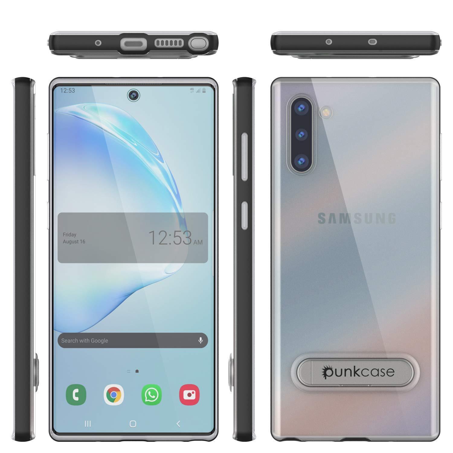 Capa de Armadura Galaxy Note 10 Lucid 3.0 PunkCase com Suporte Integrado e Protetor de Tela [Preto]