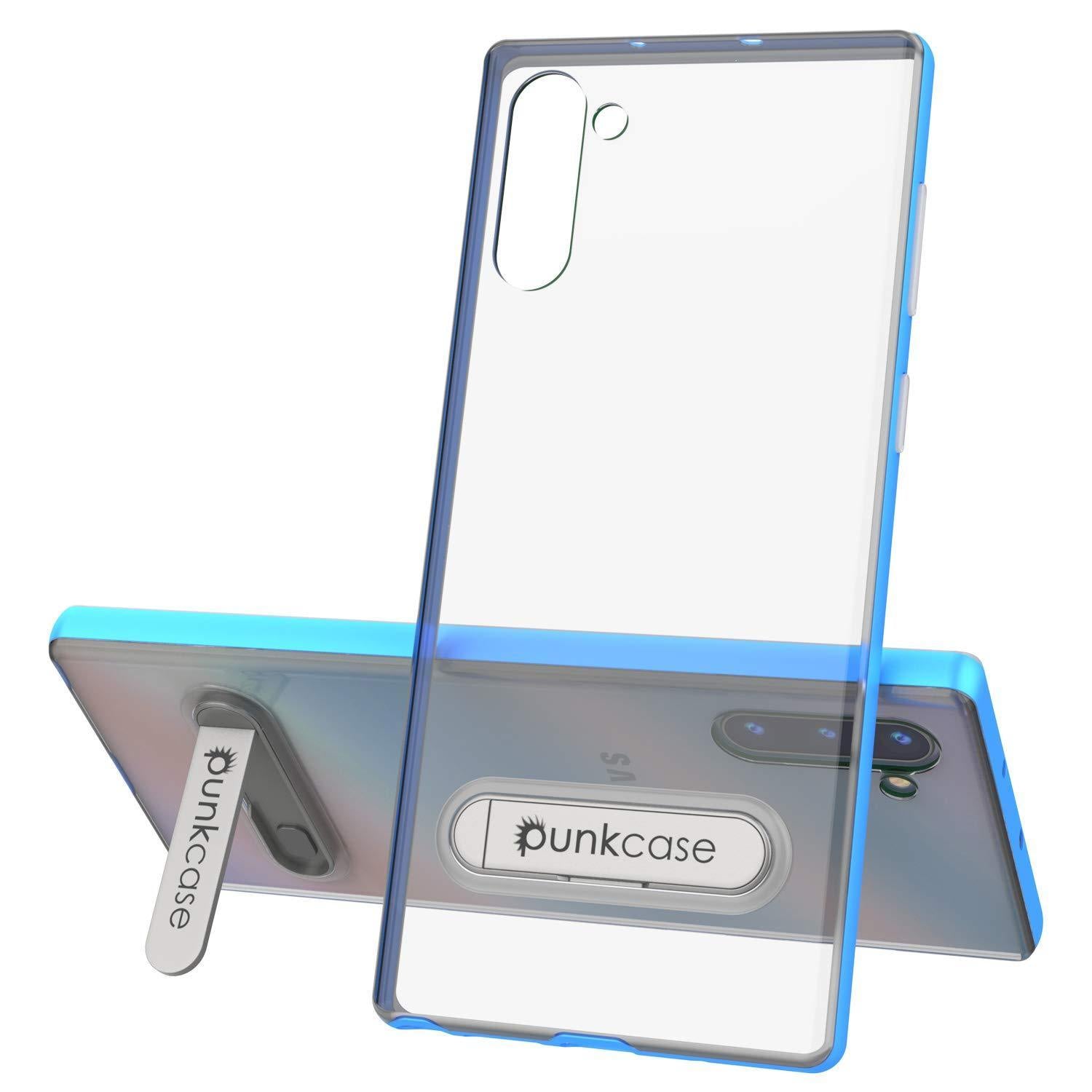 Capa de armadura PunkCase Armor Galaxy Note 10 Lucid 3.0 com suporte integrado e protetor de tela [Azul]