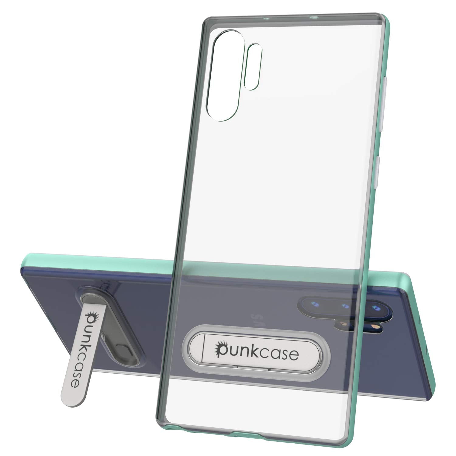Galaxy Note 10+ Plus Capa Armor Lucid 3.0 PunkCase com Suporte Integrado e Protetor de Tela [Azul-petróleo]