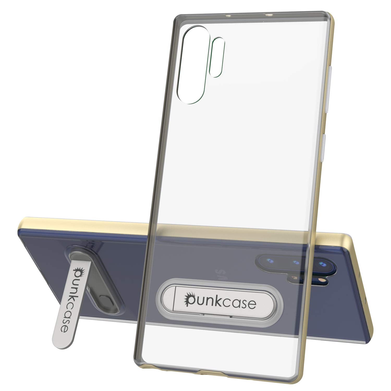 Galaxy Note 10+ Plus Capa Armor Lucid 3.0 PunkCase com Suporte Integrado e Protetor de Tela [Dourado]