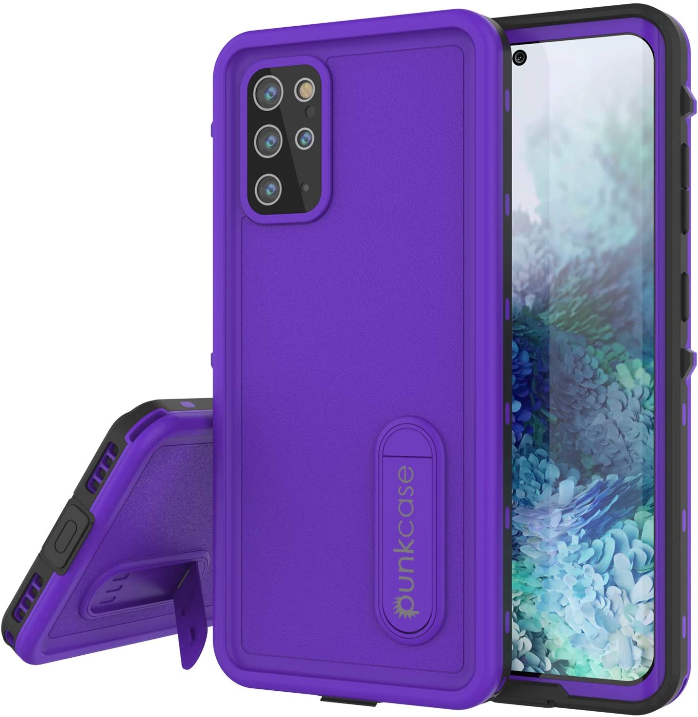 Capa à prova d'água Galaxy S20+ Plus, Punkcase [Série KickStud] Capa de armadura [Roxa]
