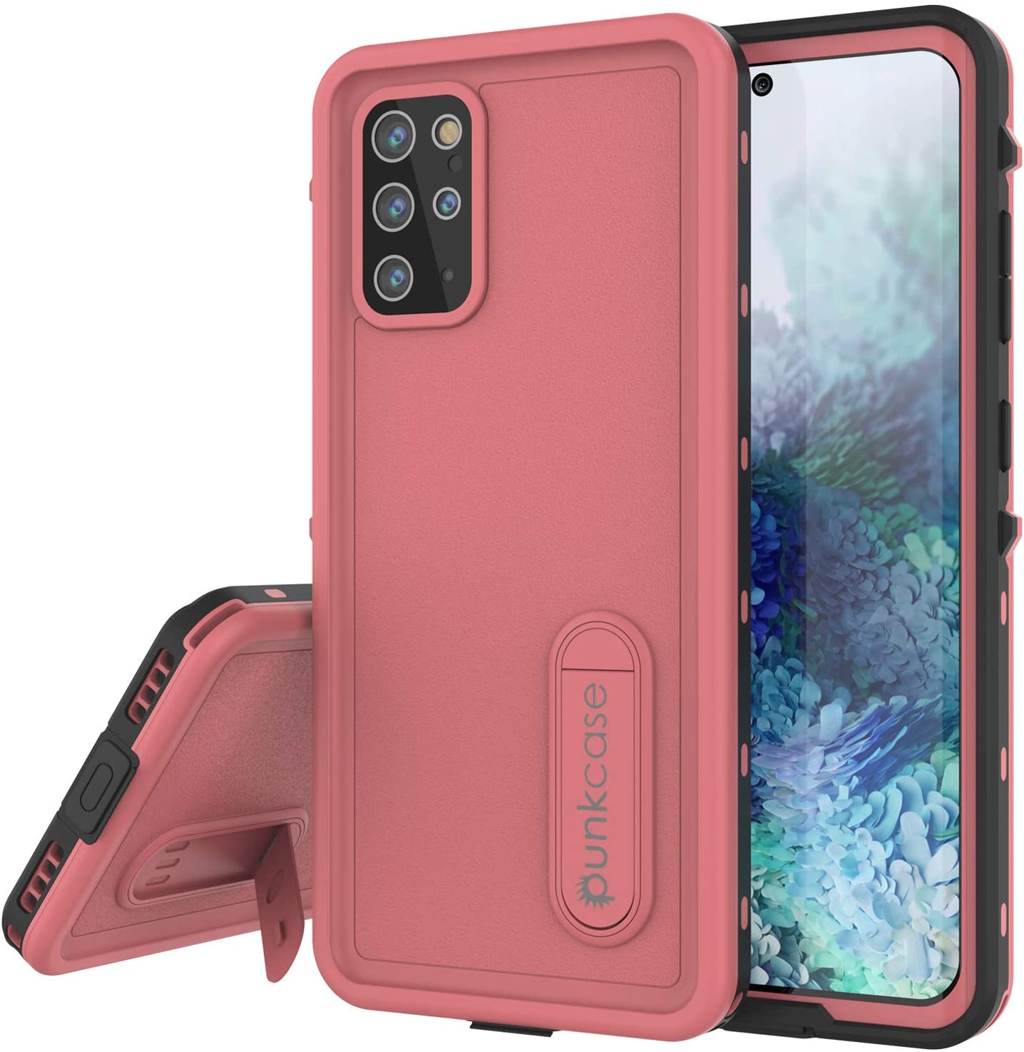 Capa à prova d'água para Galaxy S20+ Plus, Punkcase [Série KickStud] Capa de Armadura [Cor-de-rosa]