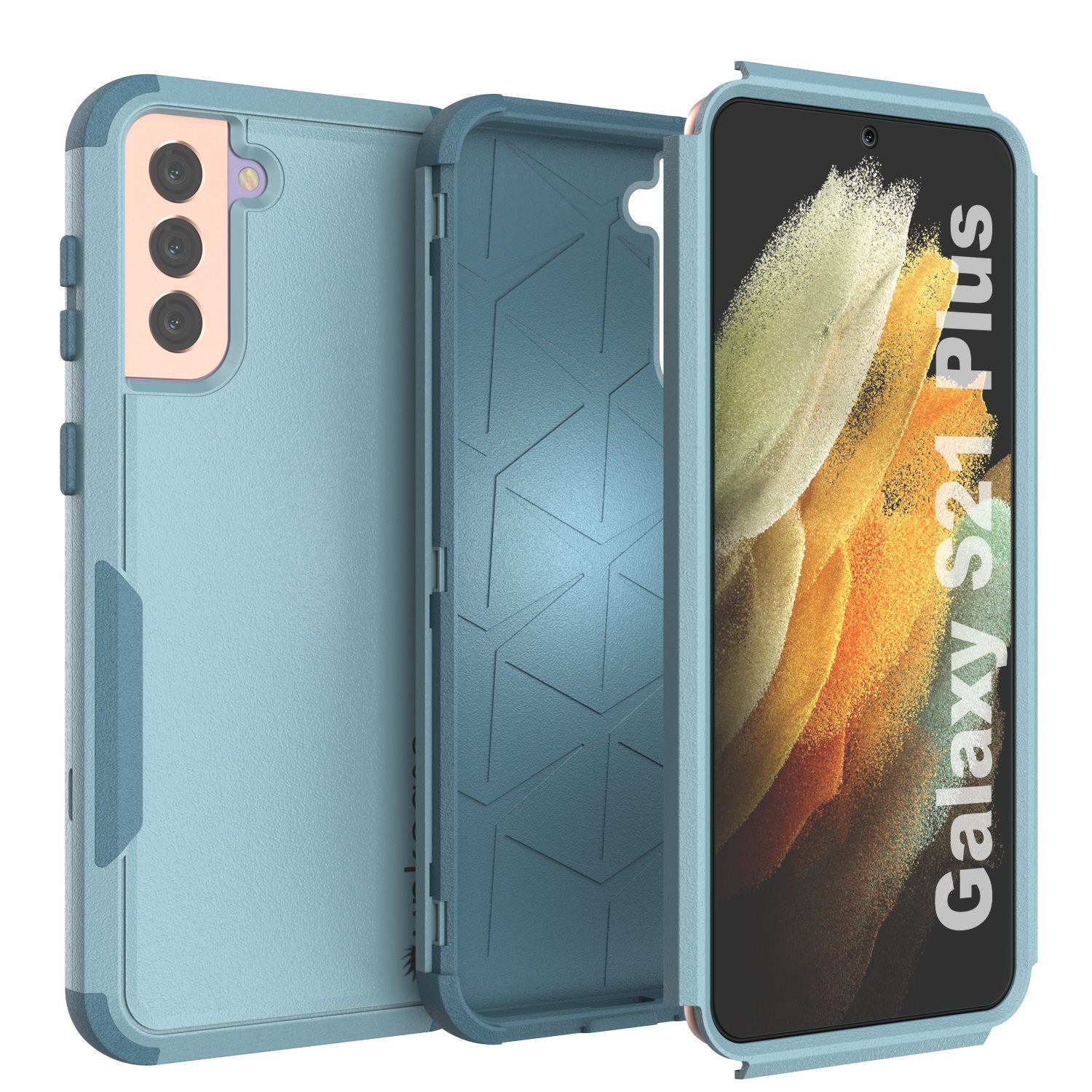 Punkcase for Galaxy S21+ Plus 5G Belt Clip Multilayer Holster Case [Patron Series] [Mint]