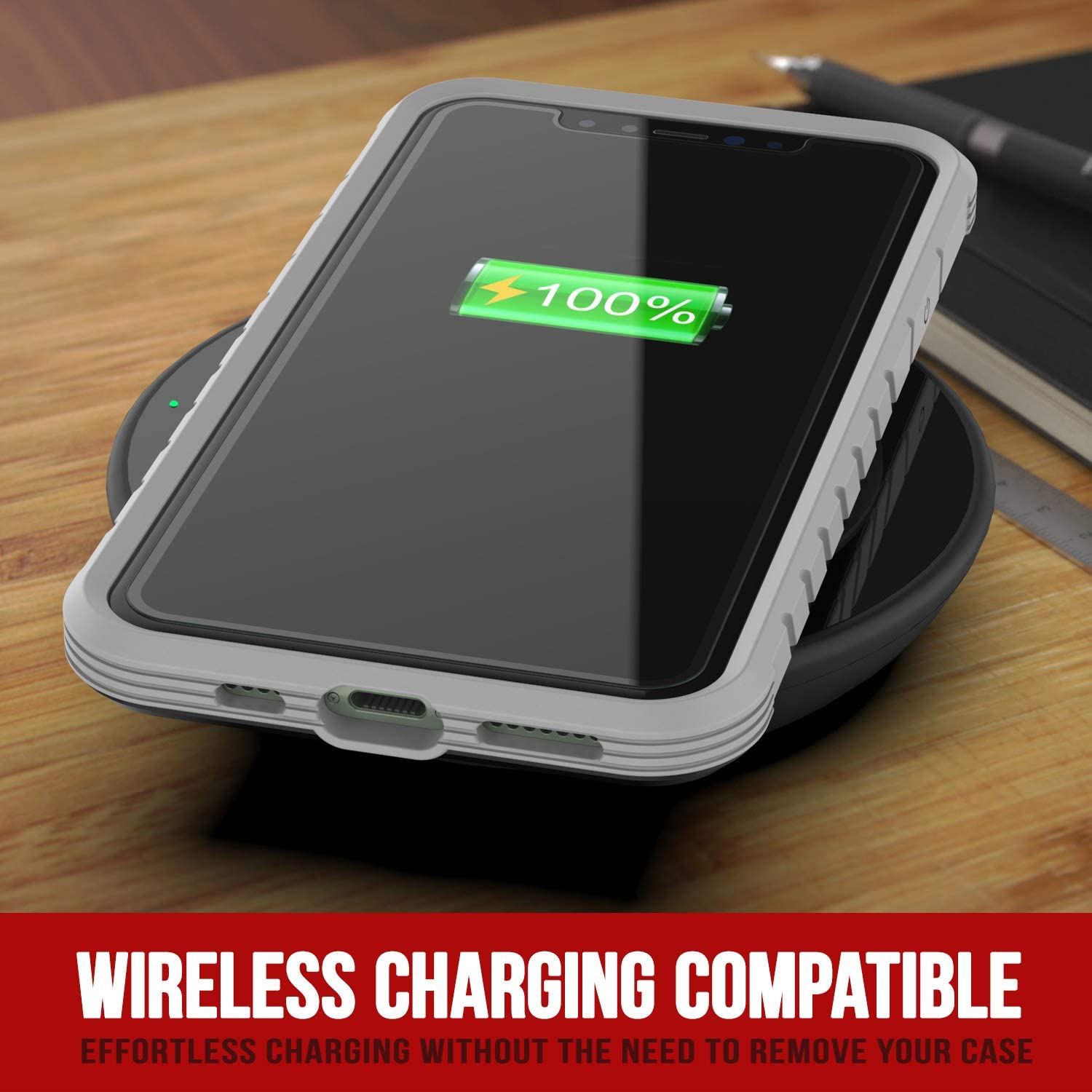 Capa de proteção Punkcase iPhone 11 Ravenger de grau militar com várias camadas [Ouro Rosa]