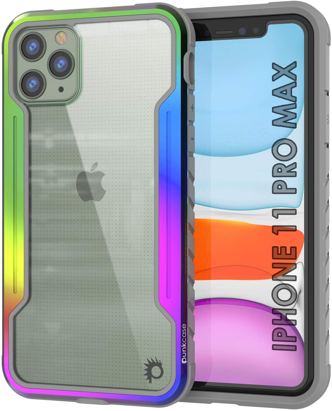 Capa Protetora Punkcase iPhone 12 Pro Max Ravenge Multicamadas de Grau Militar [Arco-íris]