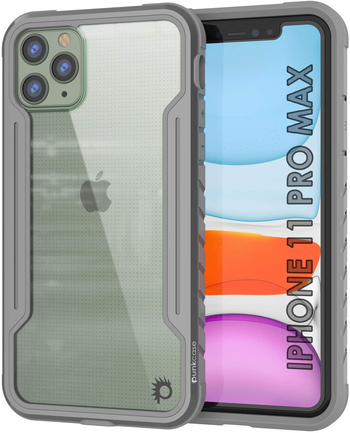 Capa Punkcase iPhone 12 Pro Max Ravenger Protetora Grau de Qualidade Militar de Múltiplas Camadas