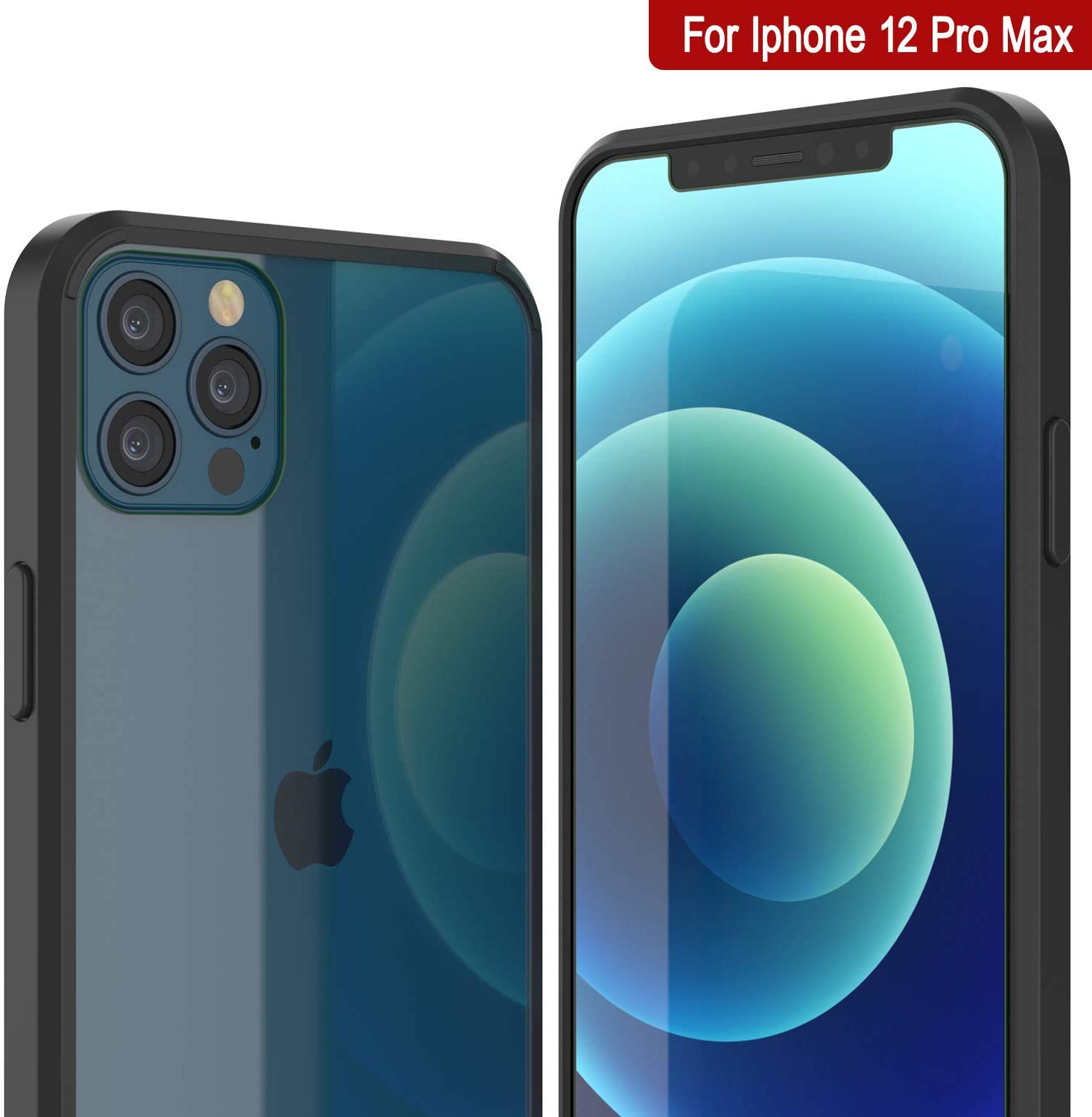 iPhone 13 Pro Max Case Punkcase® LUCID 2.0 Black Series w/ PUNK SHIELD Screen Protector | Ultra Fit