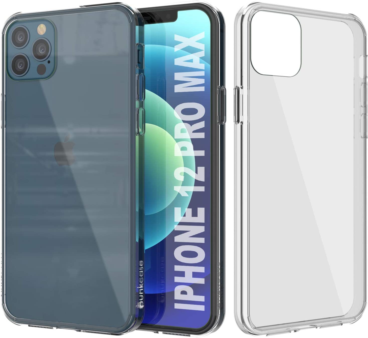 Capa iPhone 12 Pro Max Punkcase® LUCID 2.0 Série Transparente c/ Protetor de Tela PUNK SHIELD | Ajuste Ultra