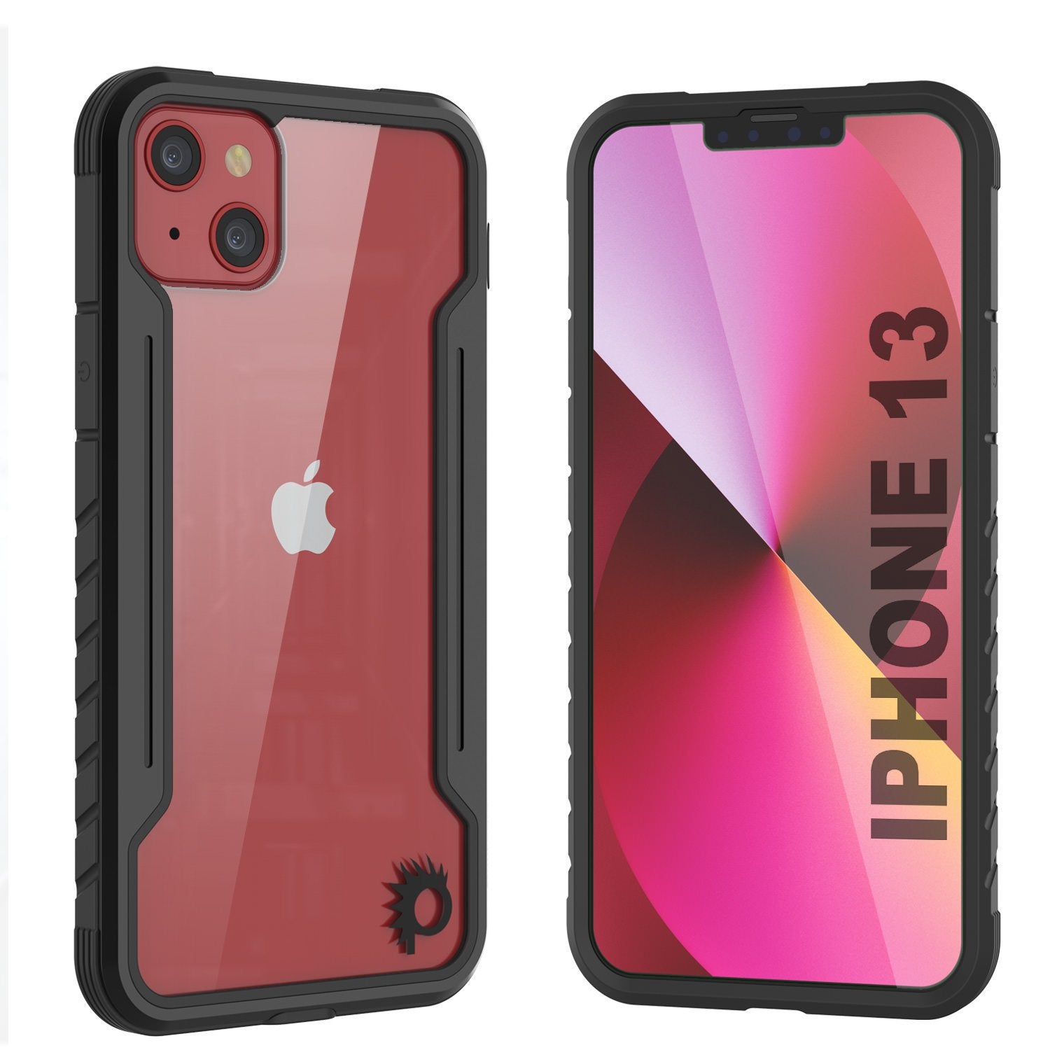 Capa de defesa militar protetora Punkcase iPhone 14 Ravenger MAG Grade Multilayer [Preto]