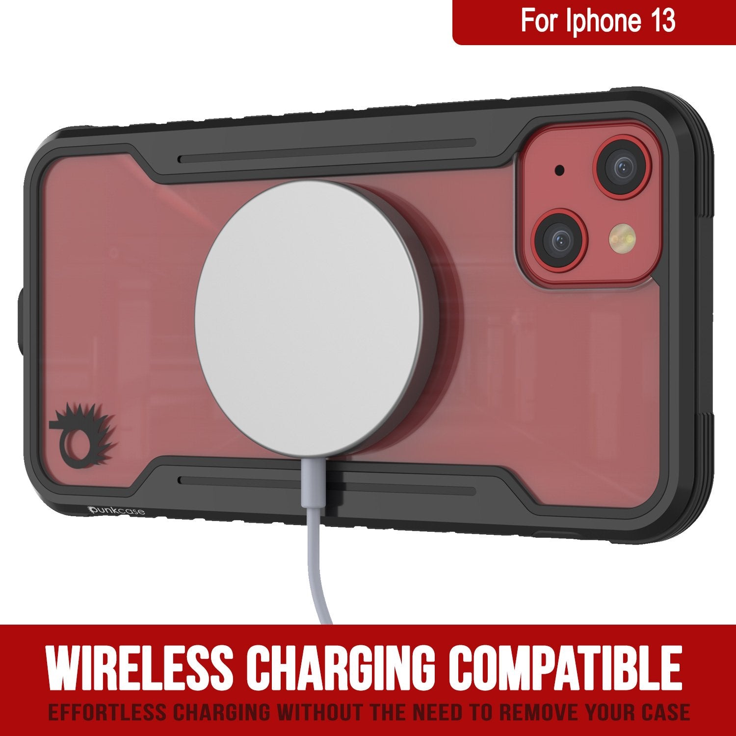 Capa de defesa militar protetora Punkcase iPhone 14 Ravenger MAG Grade Multilayer [Preto]