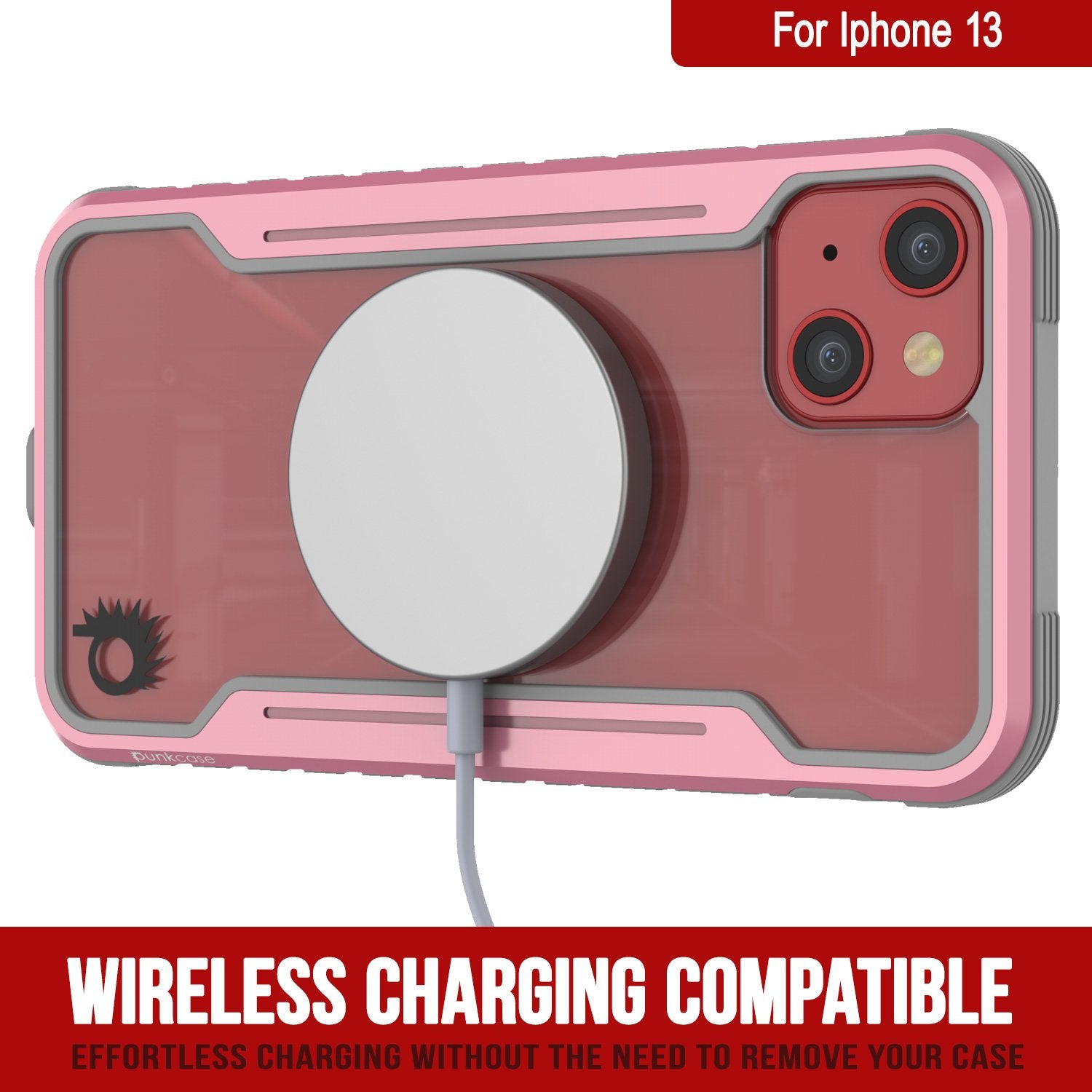 Capa de Defesa Punkcase iPhone 14 Ravenger MAG Protetora de Grau Militar com Multi-Camada [Ouro Rosa]