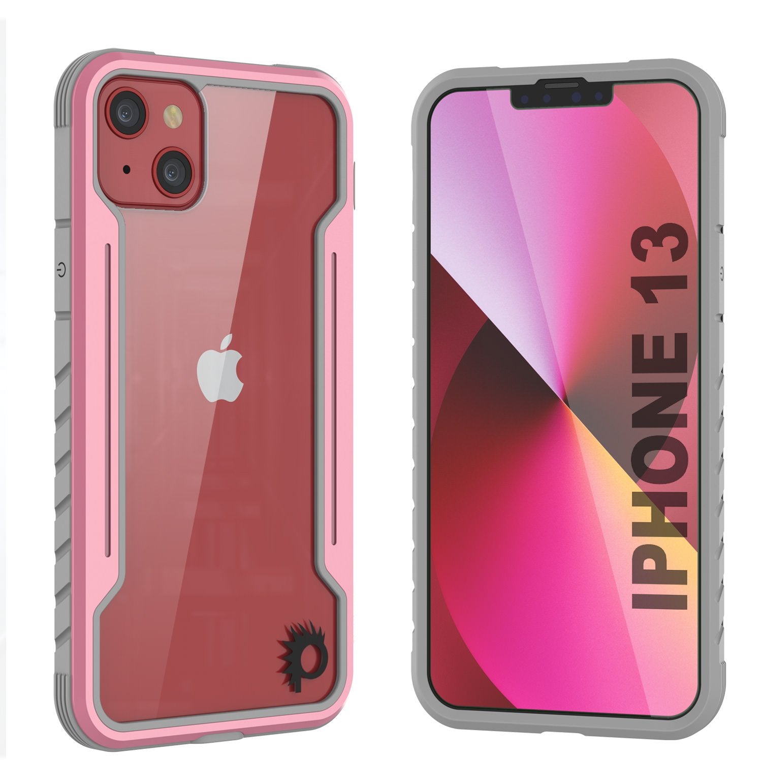 Capa Punkcase iPhone 13 Ravenger Protetora de Grau Militar Multicamada [Rose-Gold]