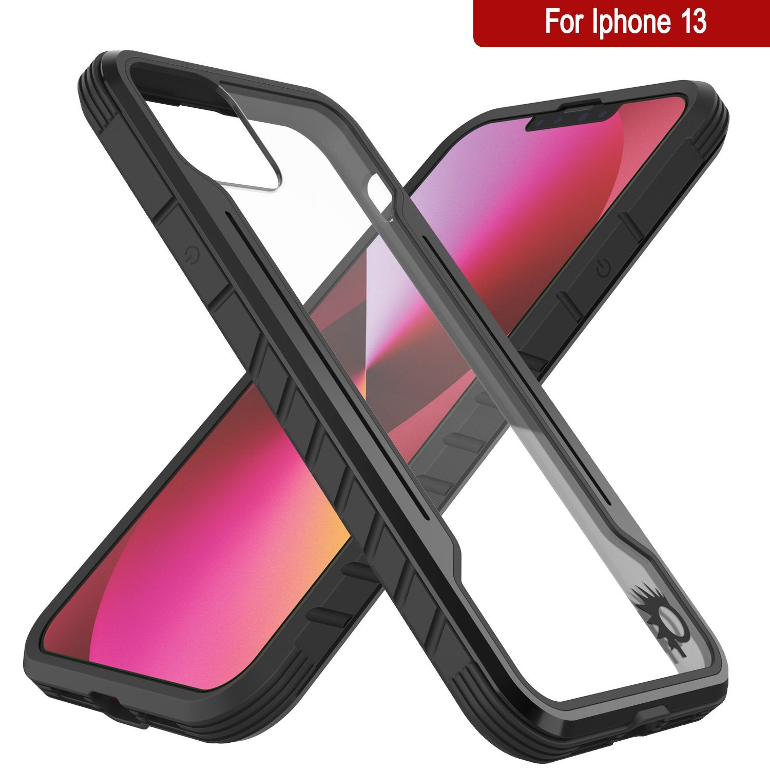 Capa de defesa militar protetora Punkcase iPhone 14 Ravenger MAG Grade Multilayer [Preto]