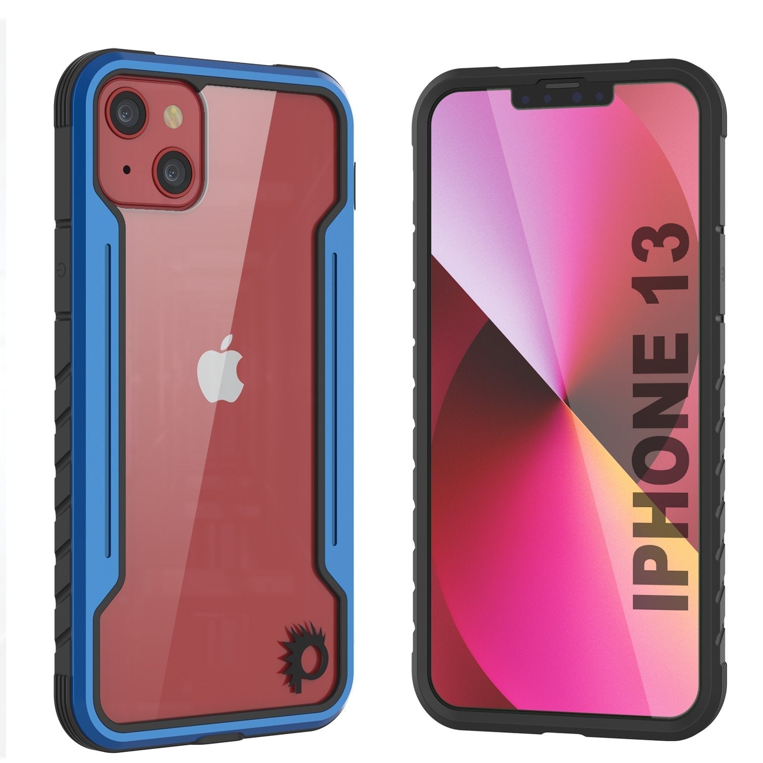 Capa protetora Punkcase iPhone 14 Ravenger MAG Defense de Grau Militar com Camada Múltipla [Azul Marinho]