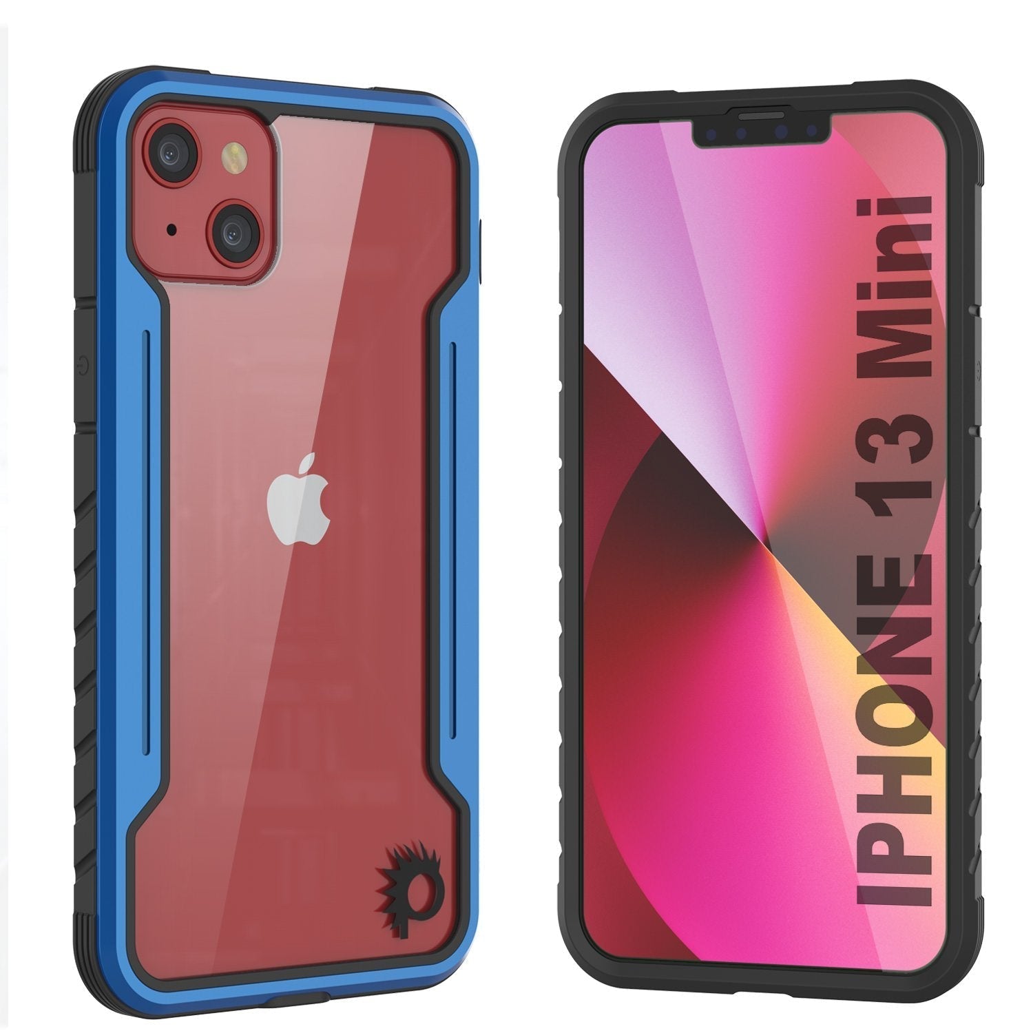 Capa de defesa Punkcase iPhone 14 Plus Ravenger MAG Grade Militar Capa Protetora de várias camadas [Azul Marinho]