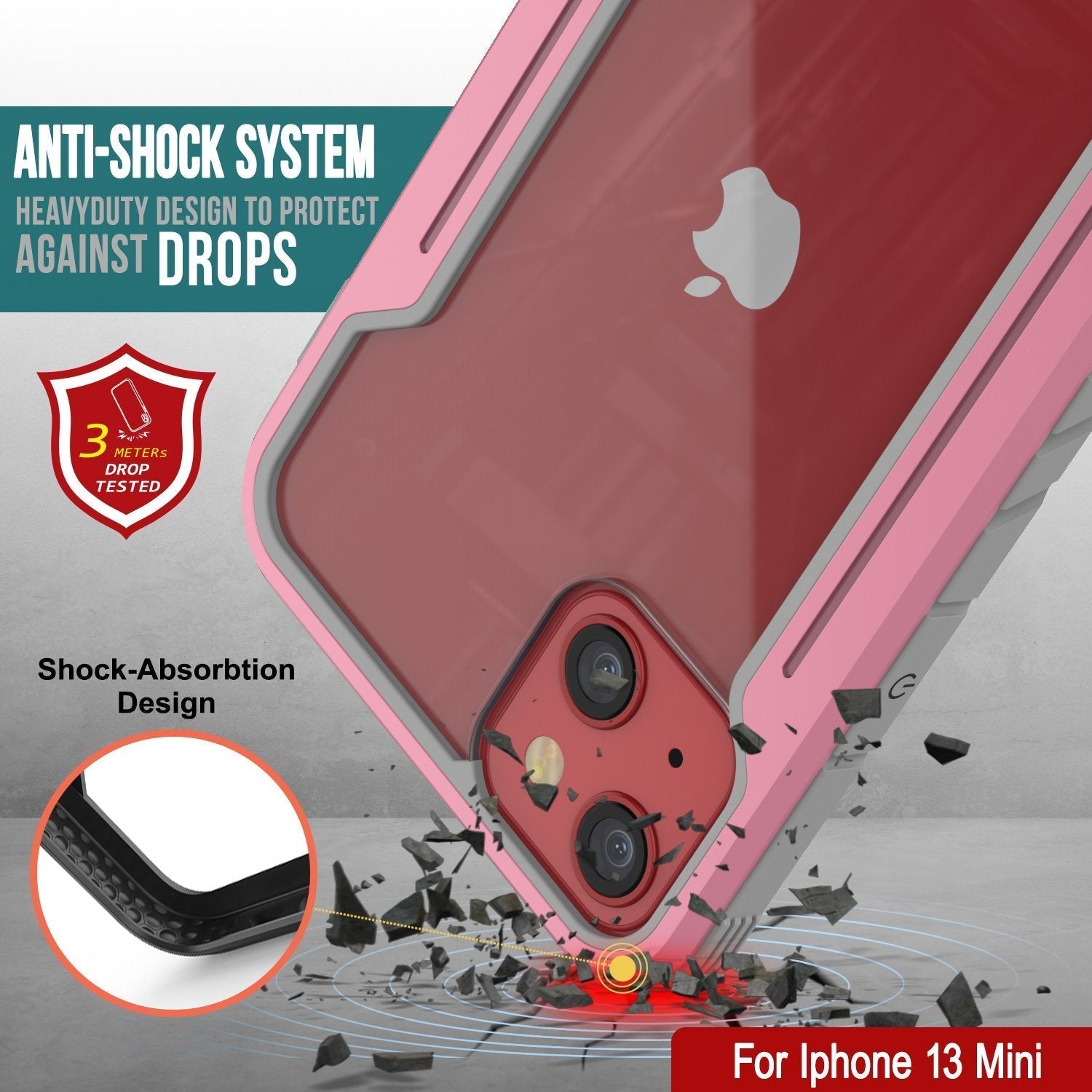 Capa de Defesa Punkcase iPhone 14 Plus Ravenger MAG Protetora Militar de Grau Multicamadas [Ouro Rosa]