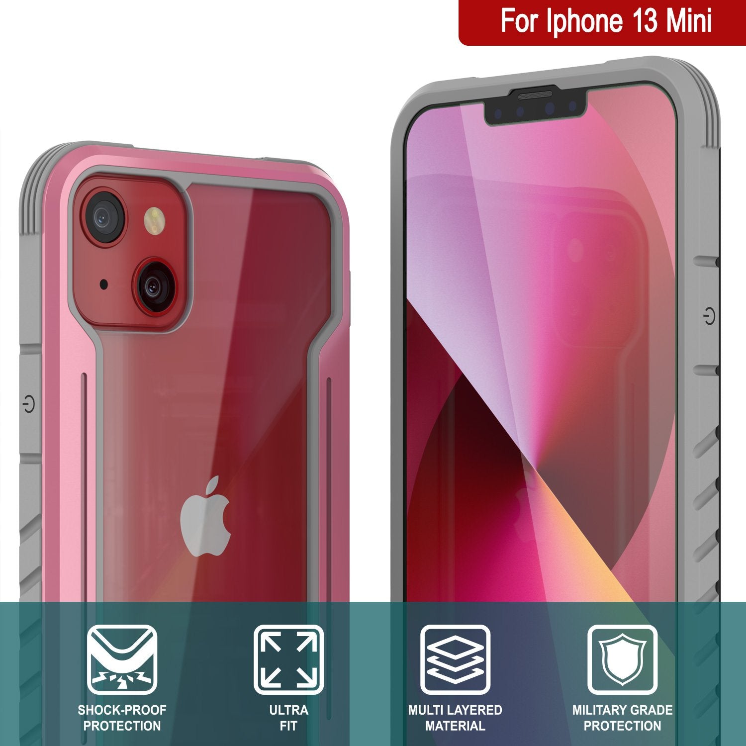 Capa de Defesa Punkcase iPhone 14 Plus Ravenger MAG Protetora Militar de Grau Multicamadas [Ouro Rosa]