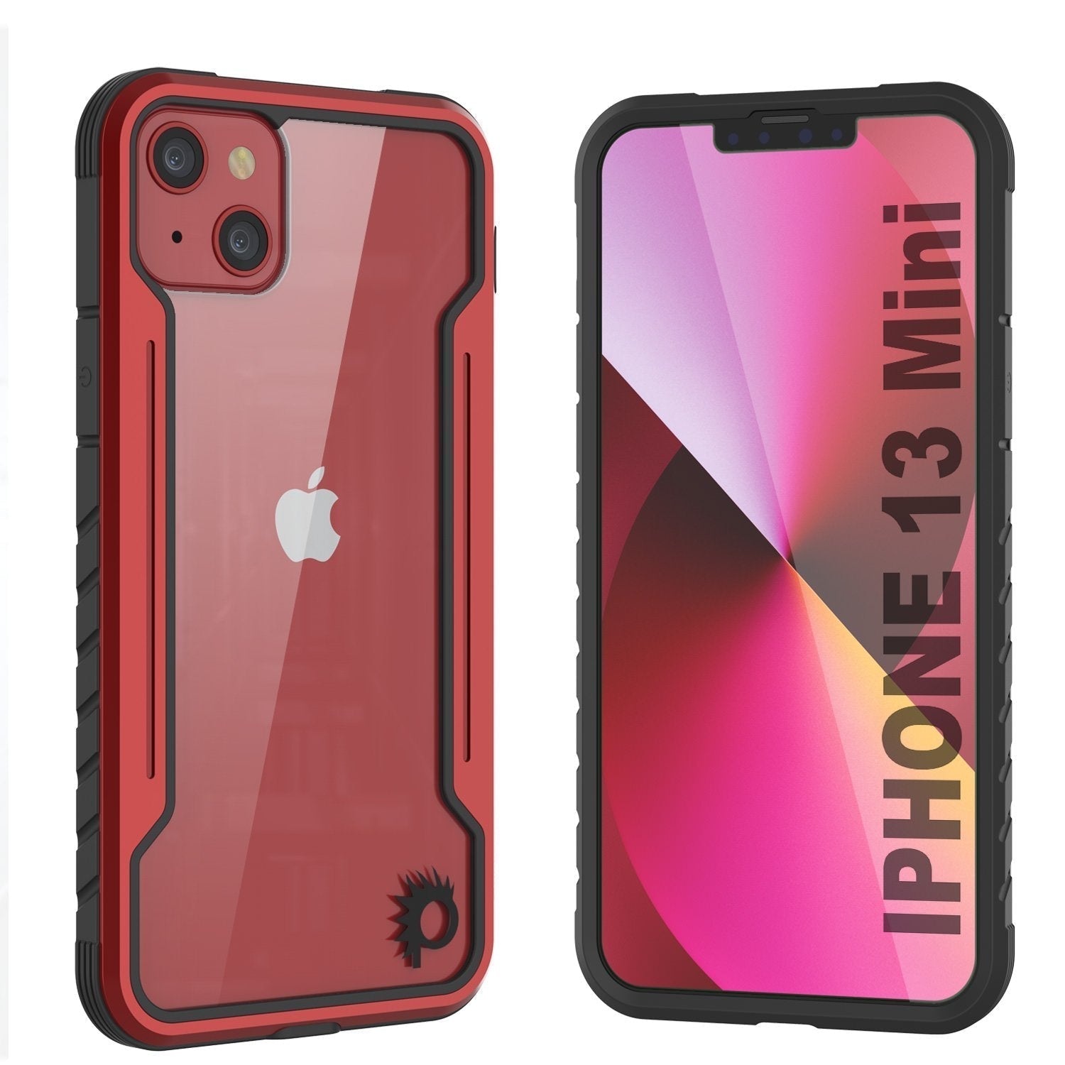 Capa de Defesa Punkcase iPhone 14 Plus Ravenger MAG Protetora Militar de Grau Multicamada [Vermelho]
