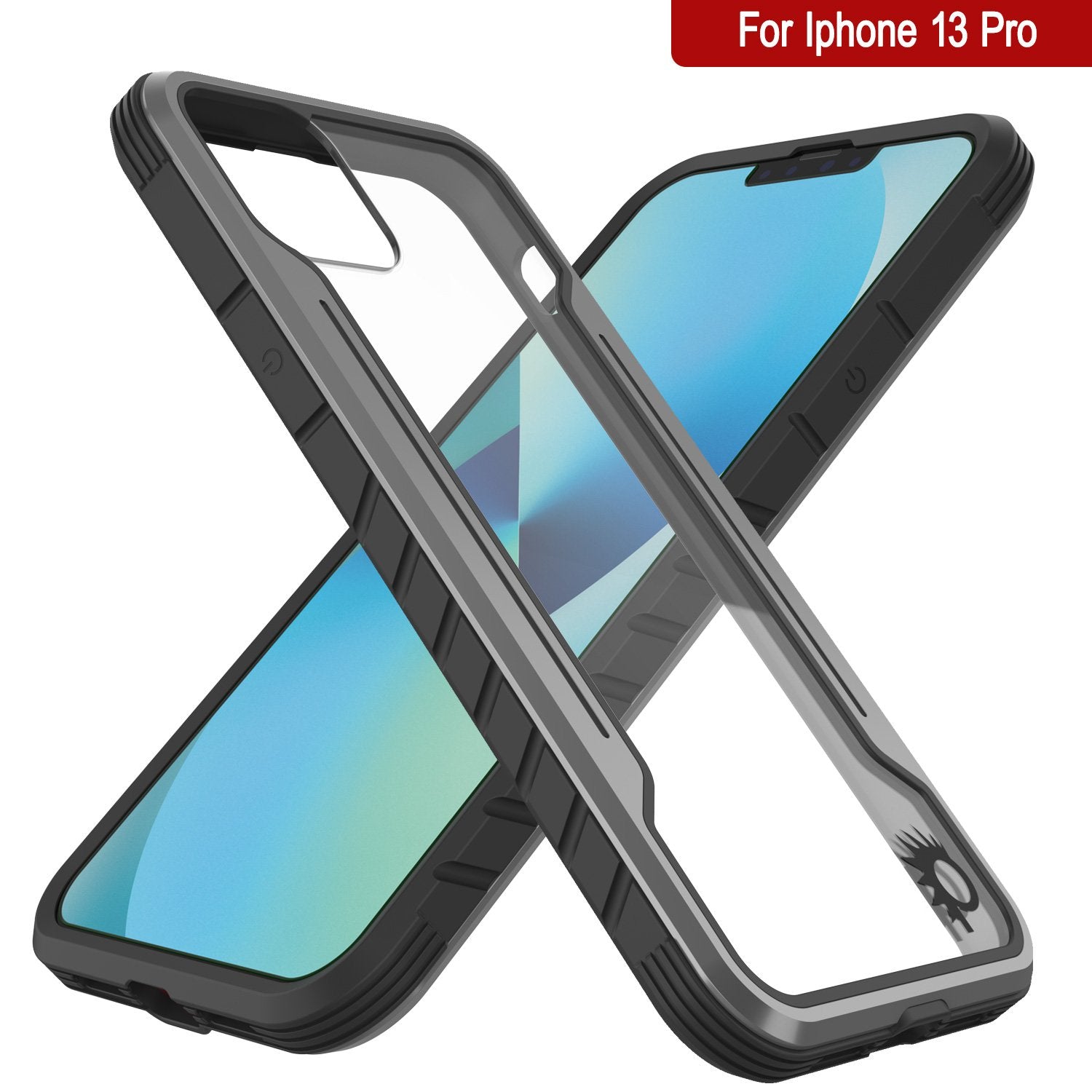 Punkcase iPhone 14 Pro Capa de Defesa Ravenger MAG Protetora de Grau Militar com Camada Multipla [Cinza-Preto]
