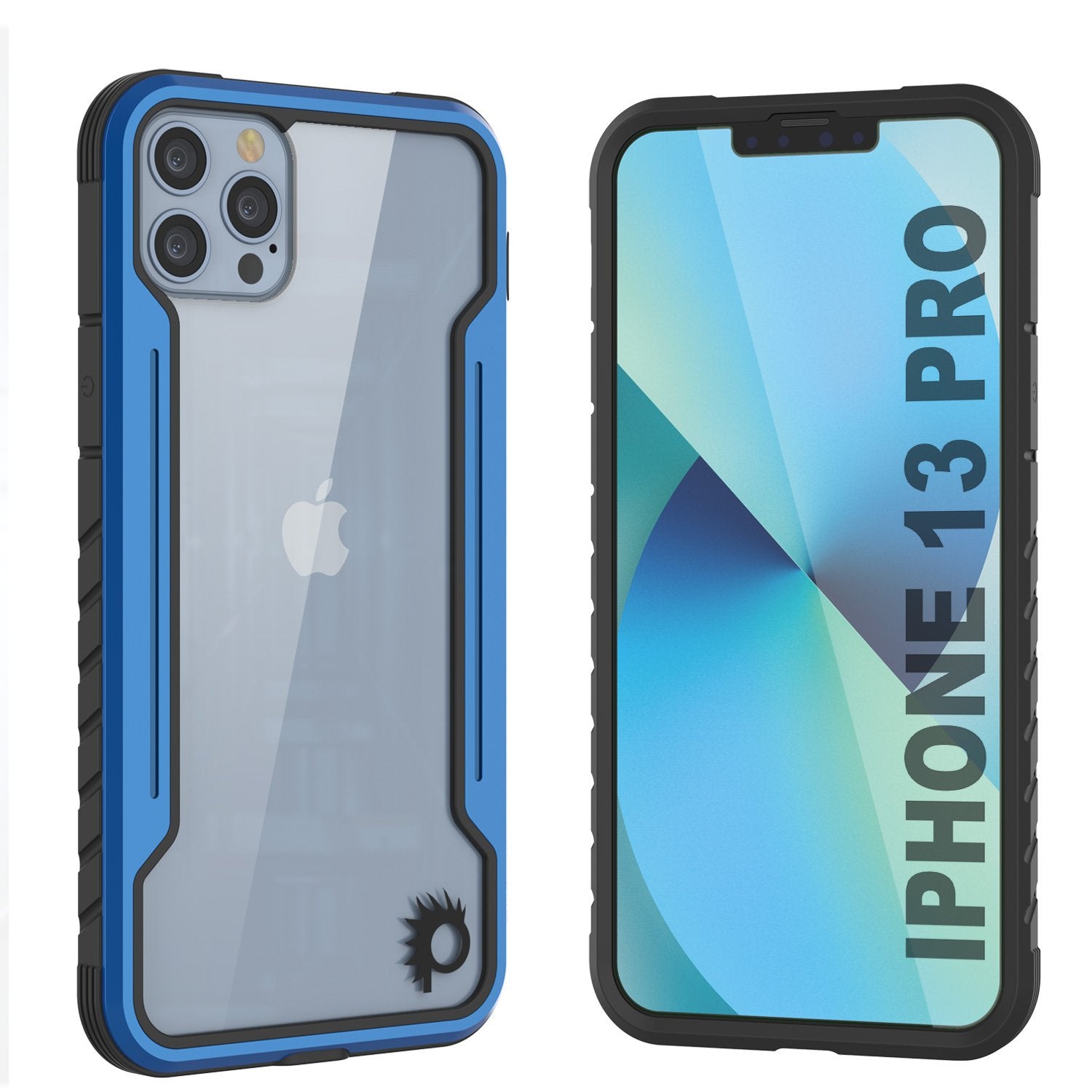 Punkcase Capa de defesa do iPhone 14 Pro Ravenger MAG Protective Case Military Grade Multilayer Cover [Azul Marinho]