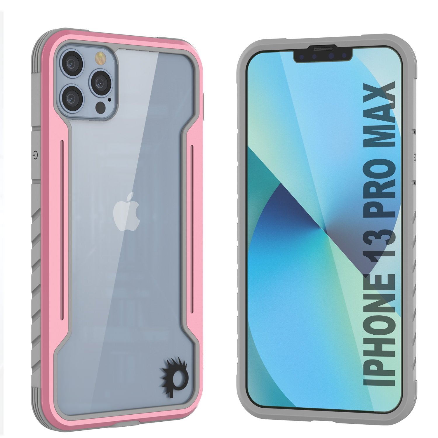 Funda Punkcase iPhone 13 Pro Max Ravenger Protetora de Grau Militar Multicamada [Rose-Gold]