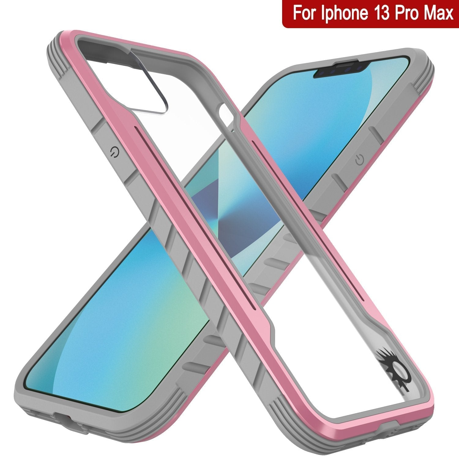 Funda Punkcase iPhone 13 Pro Max Ravenger Protetora de Grau Militar Multicamada [Rose-Gold]