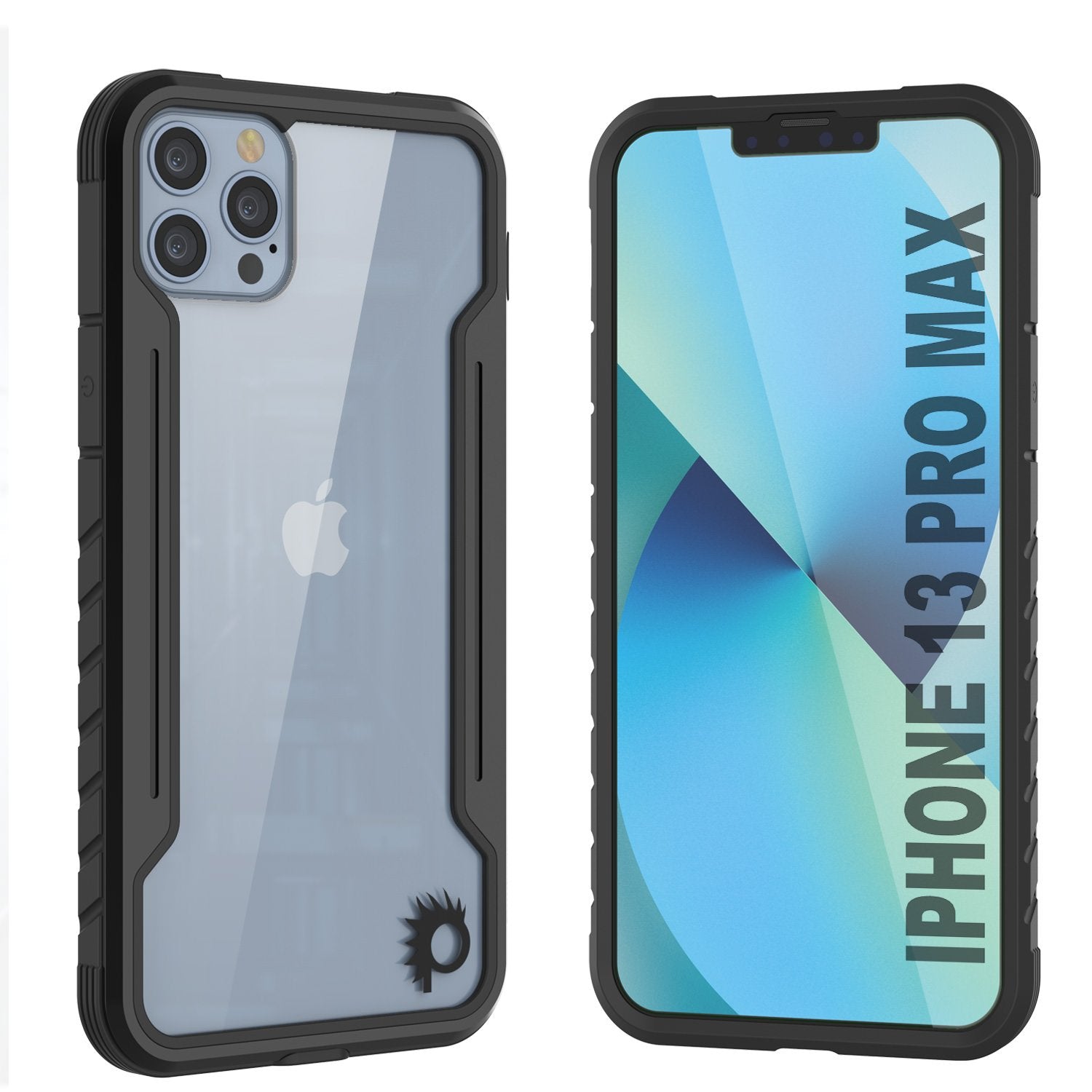 Capa Protetora Punkcase iPhone 14 Pro Max Ravenger MAG Defense de Grau Militar com Camada Multifuncional [Preto]