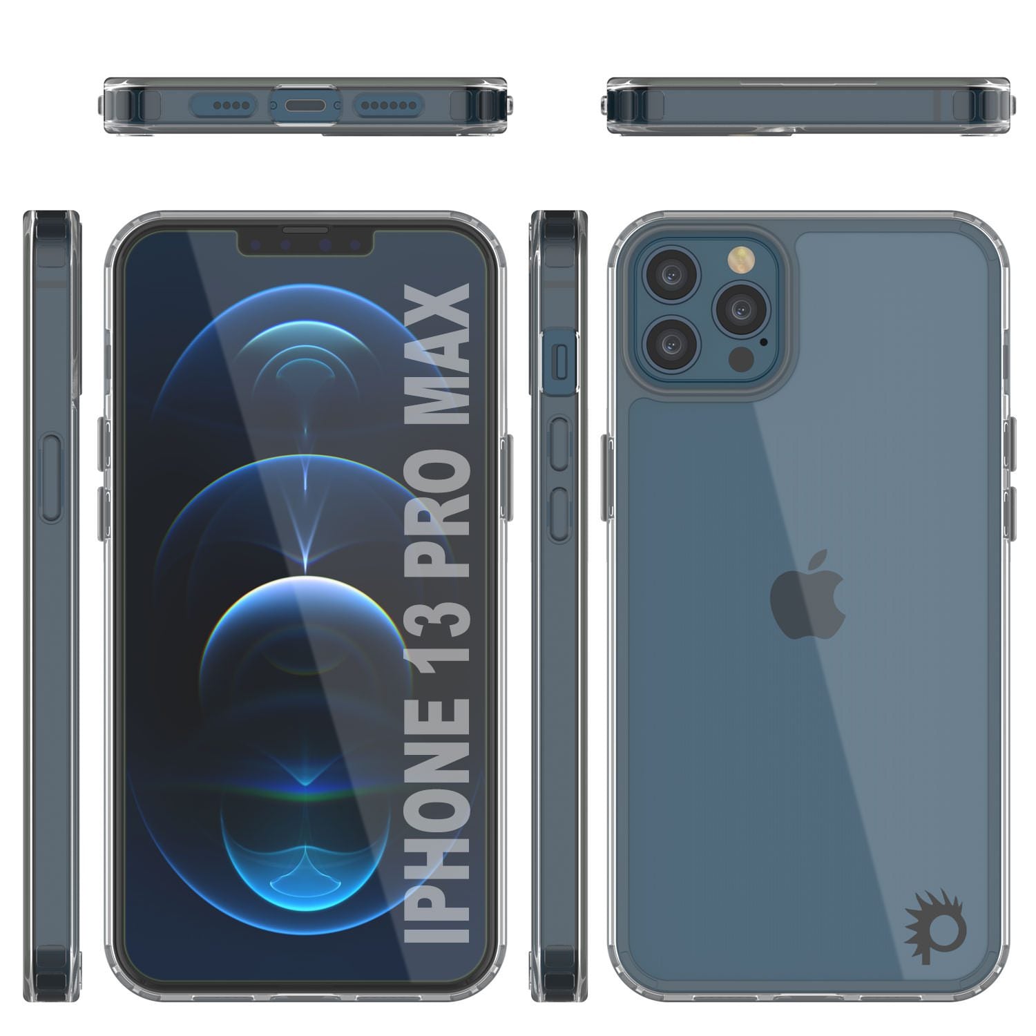 iPhone 13 Pro Max Case Punkcase® LUCID 2.0 Clear Series Series w/ PUNK SHIELD Screen Protector | Ultra Fit