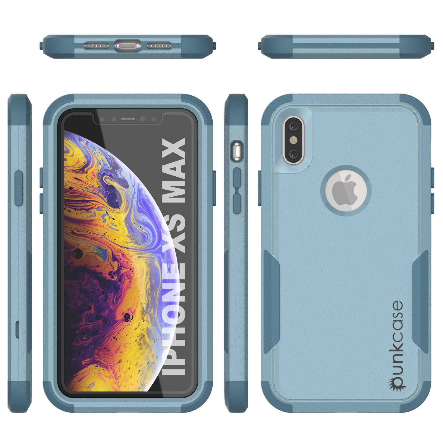 Punkcase for iPhone XS Max Belt Clip Multilayer Holster Case [Patron Series] [Mint] (Color in image: Pink)