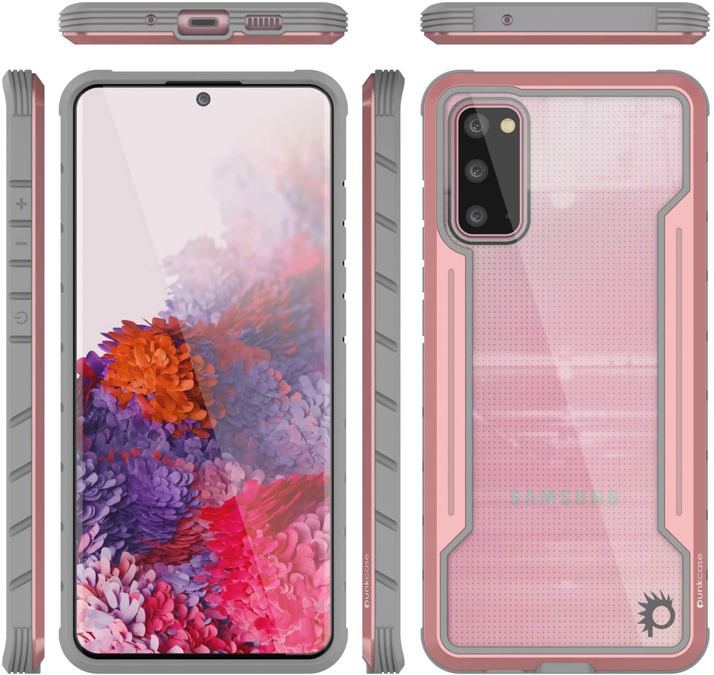 Capa Protetora Punkcase S20 Ravenger Military Grade Multilayer [Rose-Gold]