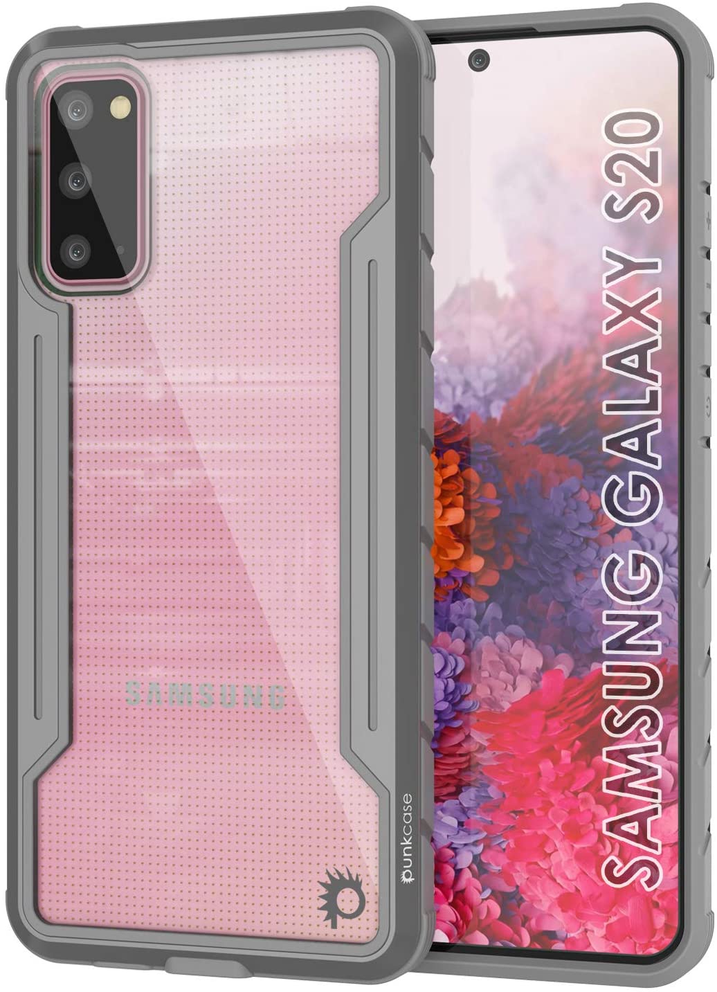 Capa Punkcase S20 Ravenger Protetora de Grau Militar de Várias Camadas [Cinza]