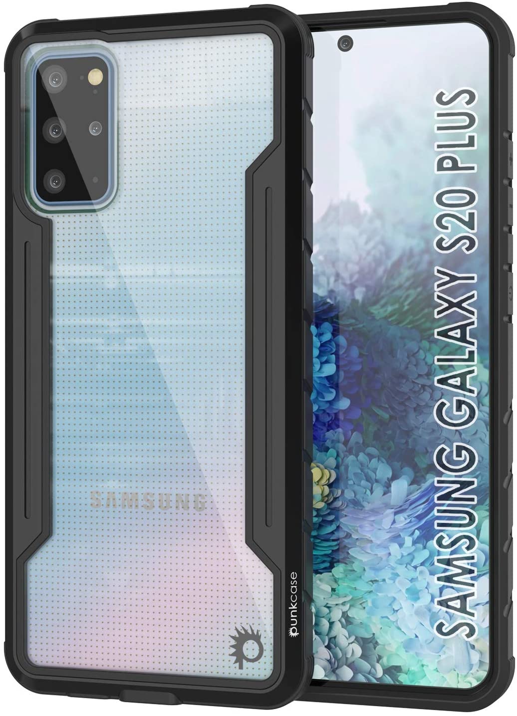 Capa protetora Punkcase S20+ Plus ravenger de grau militar com várias camadas de proteção [preto]