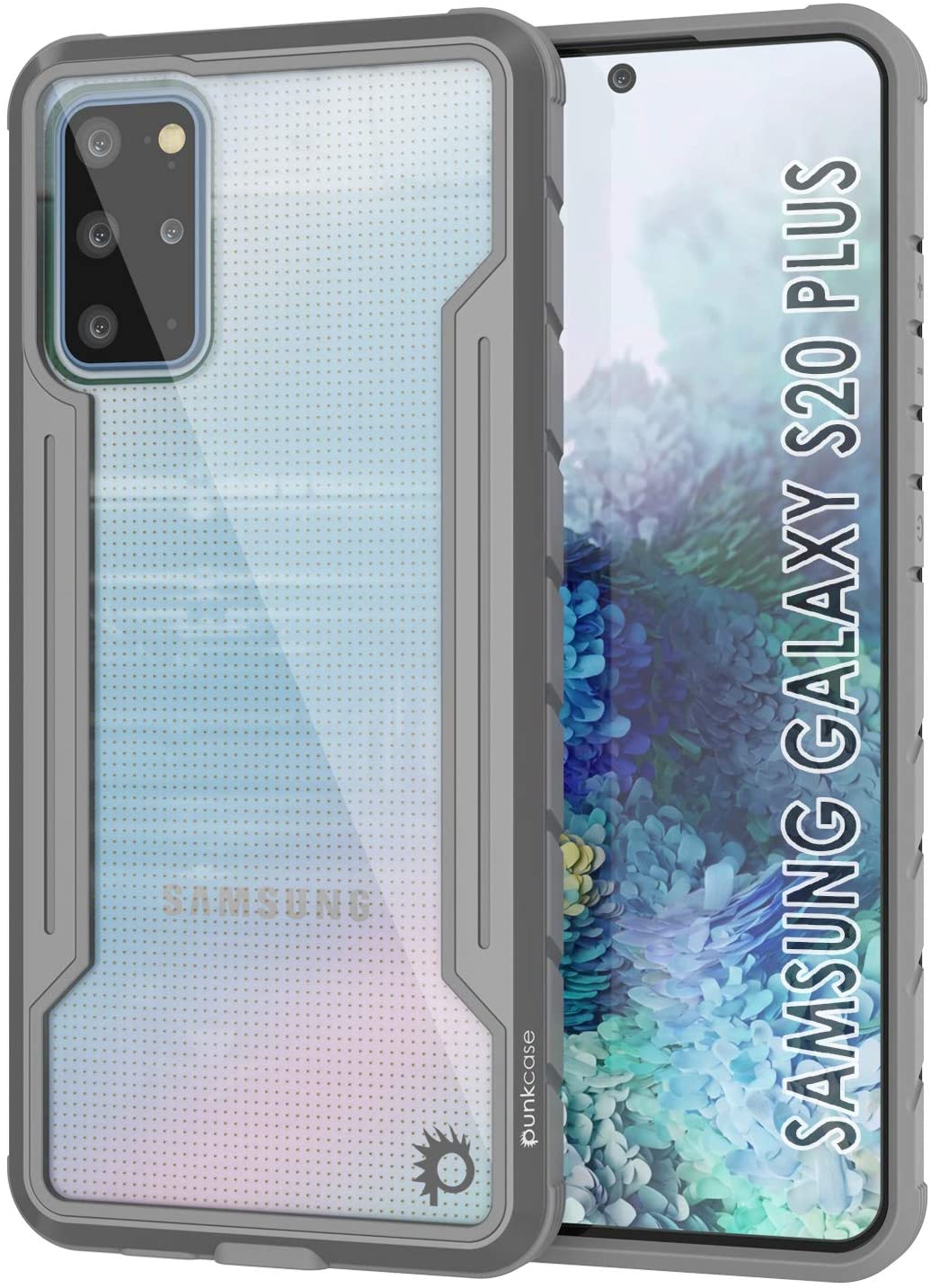 Capa protetora Punkcase S20+ Plus Ravenger de Grau Militar com Proteção Multicamada