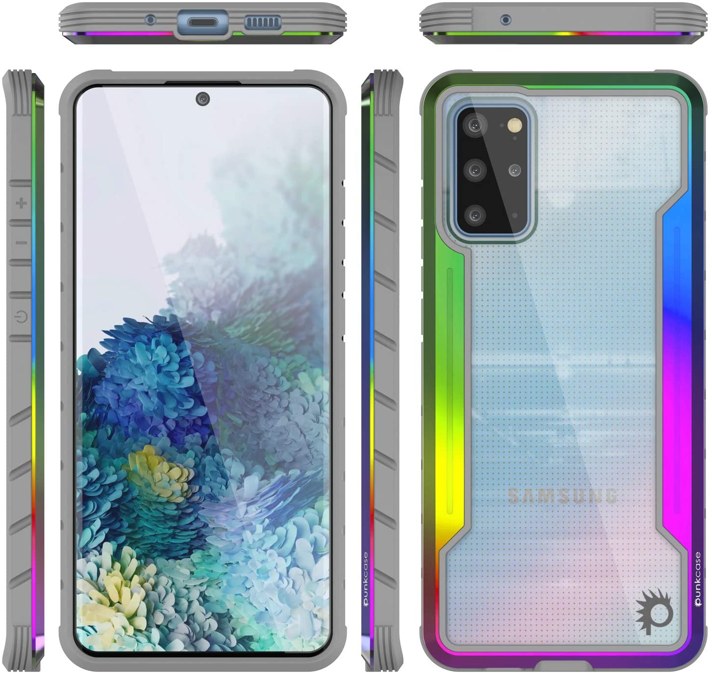 Capa protetora Punkcase S20+ Plus Ravenger de Grau Militar de Múltiplas Camadas [Arco-Íris]