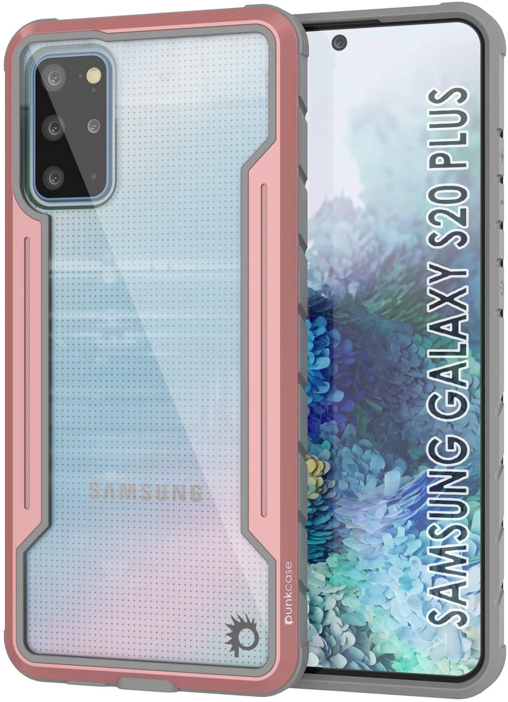 Capa protetora Punkcase S20+ Plus Ravenger Grade Militar Capa Multicamada [Rose-Gold]