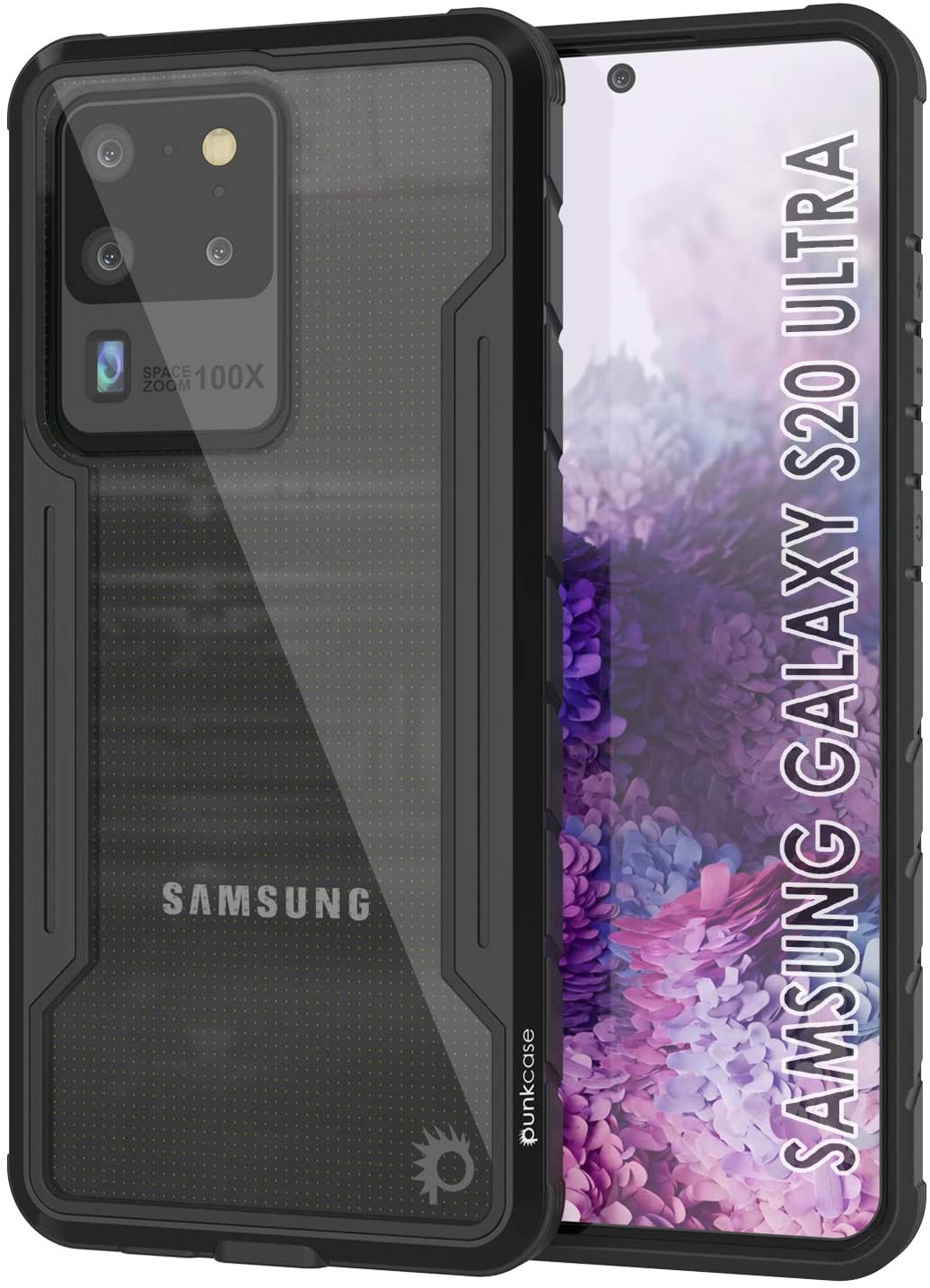Capa de proteção militar Punkcase S20 Ultra Ravenger grade multilayer [Preto]