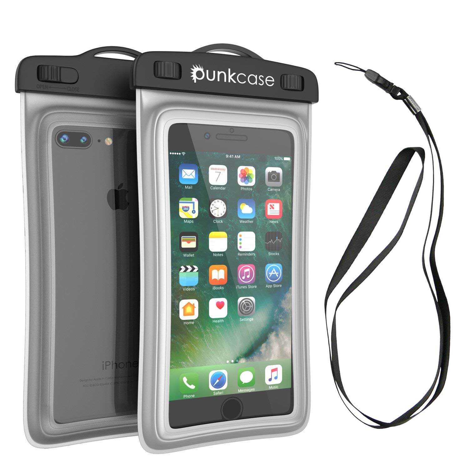 Bolsa à prova d'água para celular, PunkBag Bolsa Flutuante Universal para maioria dos celulares [Transparente]