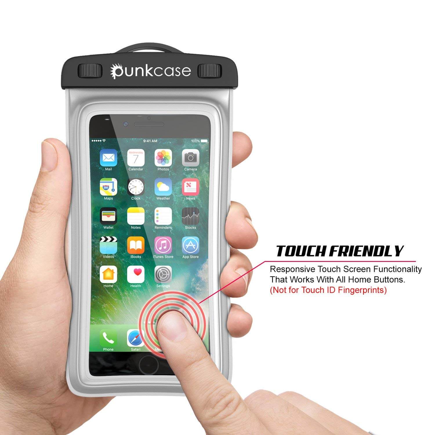 Bolsa à prova d'água para celular, PunkBag Bolsa Flutuante Universal para maioria dos celulares [Transparente]