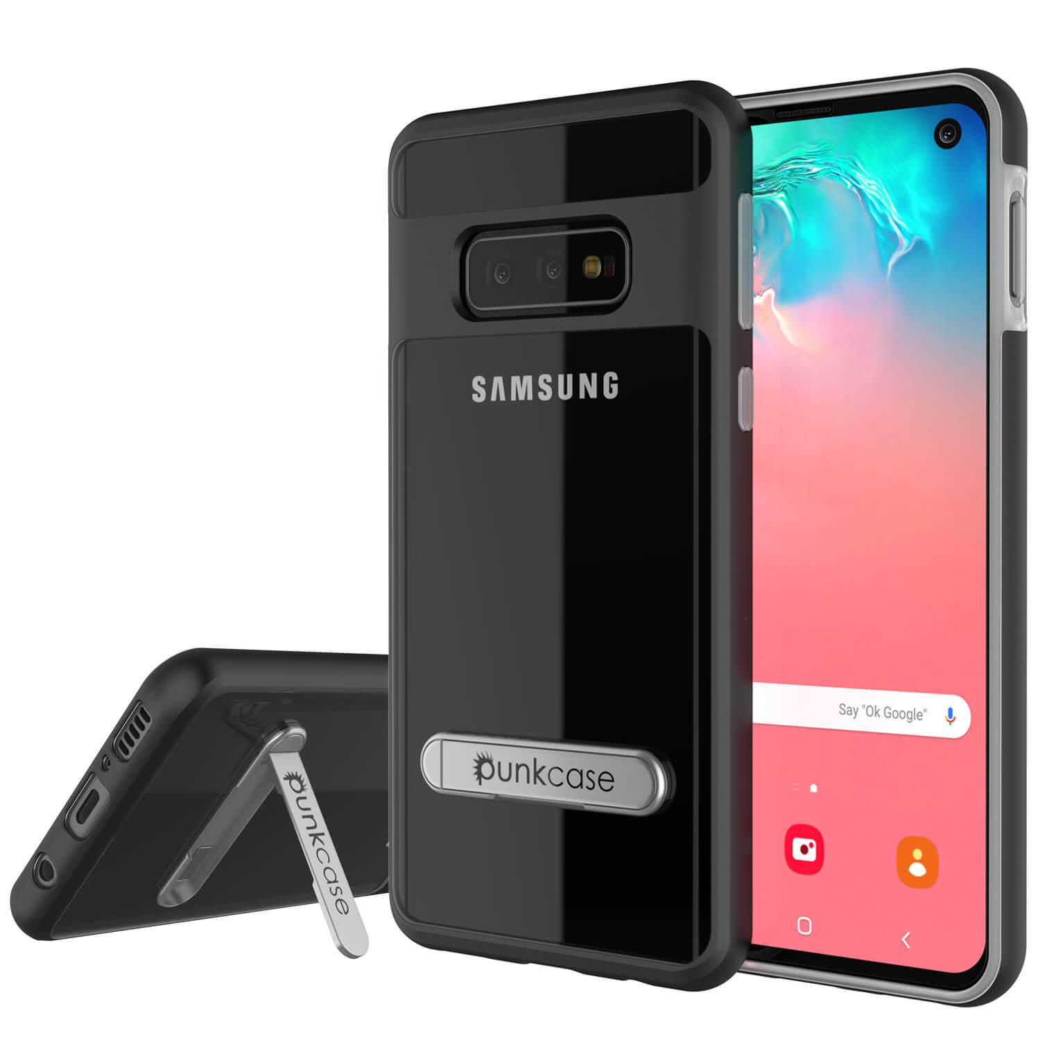 Capa Galaxy S10e, PUNKcase [Série LUCID 3.0] [Ajuste Slim] [Costas Transparentes] Capa de Armadura com Protetor de Tela Integrado
