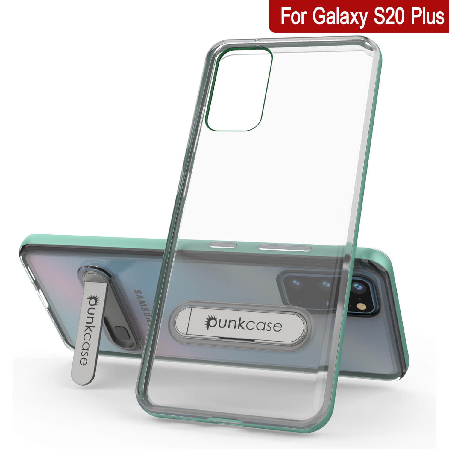 Capa Galaxy S20+ Plus, PUNKcase [Série LUCID 3.0] [Ajuste Slim] Capa de Armadura com Protetor de Tela Integrado [Azul-petróleo]