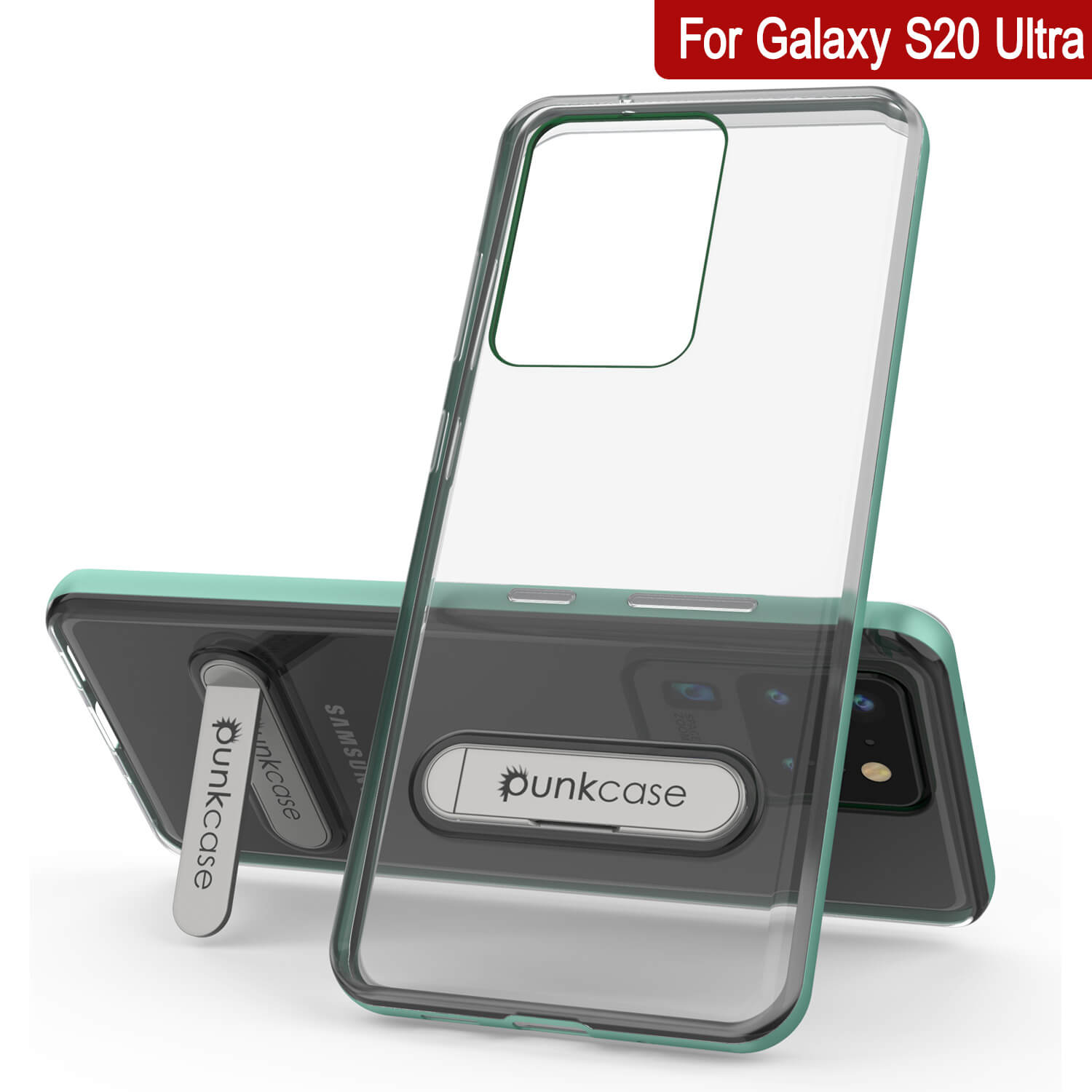 Capa Galaxy S20 Ultra, PUNKcase [Série LUCID 3.0] [Ajuste Fino] Capa de Armadura com Protetor de Tela Integrado [Azul].
