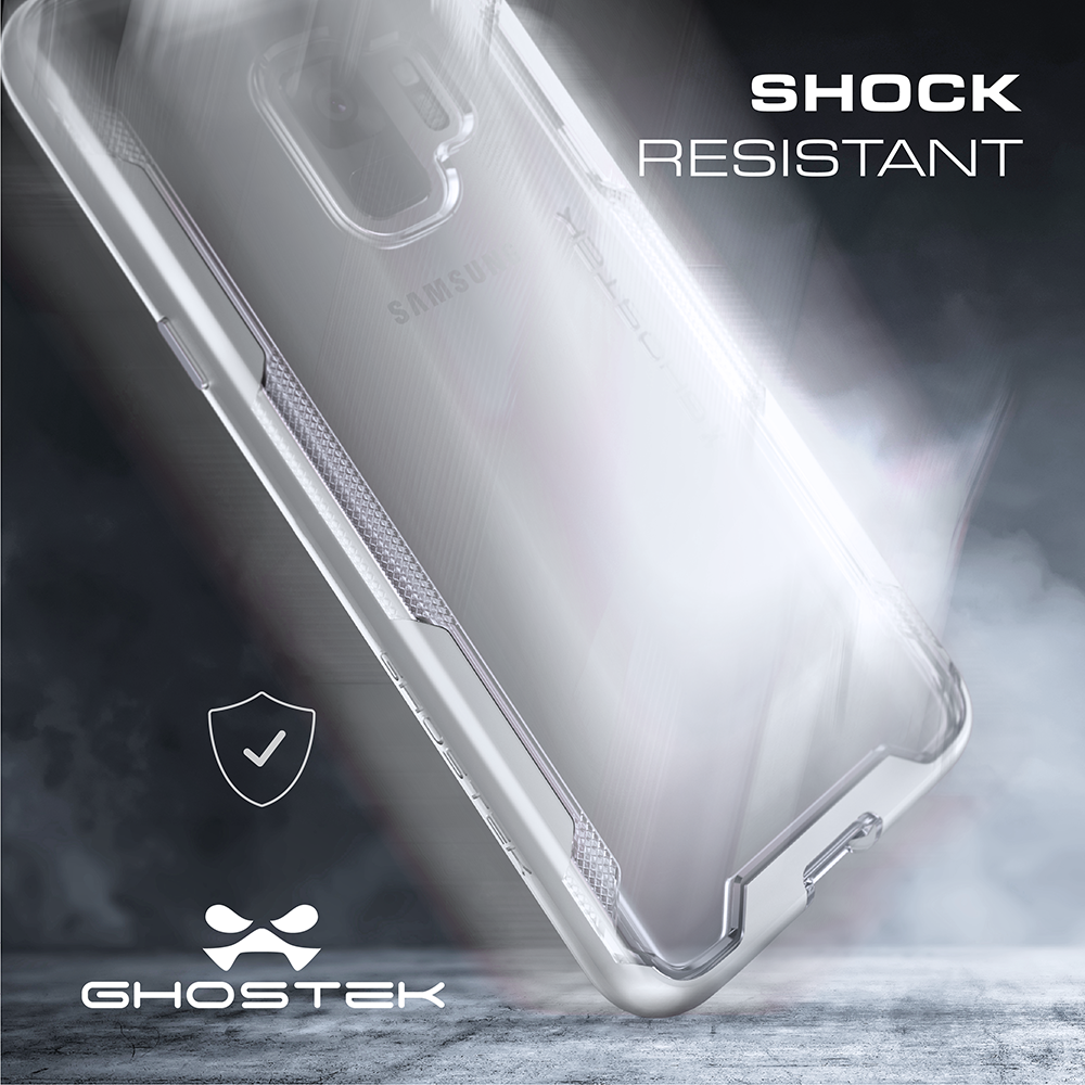 Galaxy S9 Clear Protective Case | Cloak 3 Series [Silver]