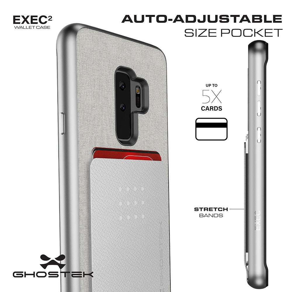 Galaxy S9+ Protective Wallet Case | Exec 2 Series [Pink]