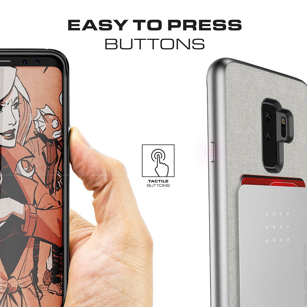 Galaxy S9+ Protective Wallet Case | Exec 2 Series [Pink]