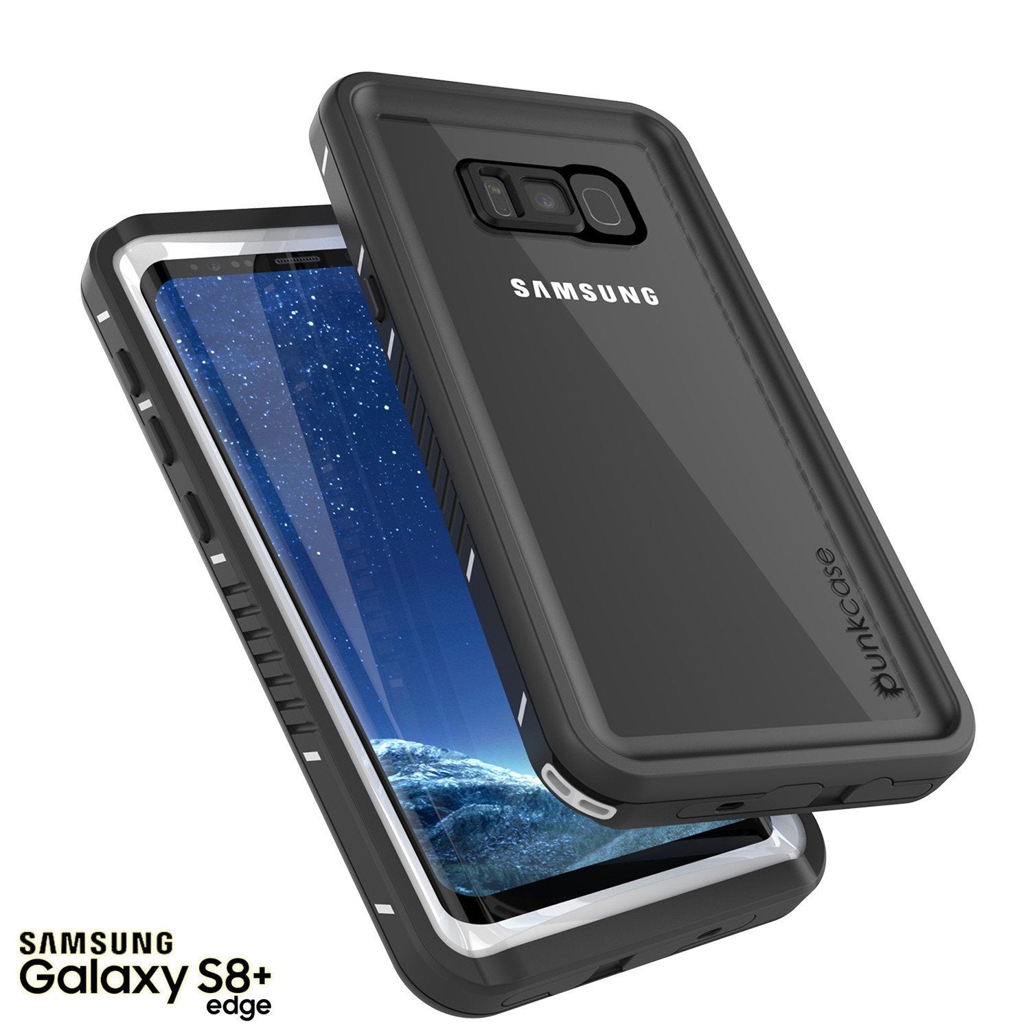 Capa Impermeável Galaxy S8 PLUS, Punkcase [Série Extrema] [Ajuste Slim] [Certificado IP68] [À Prova de Choque] [À Prova de Neve] [À Prova de Poeira] Capa de Armadura [Branco]